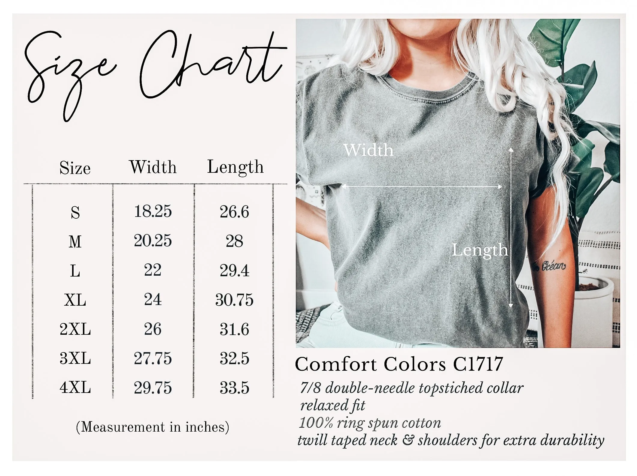 Skull In Bloom  -  Adult Unisex Tee - Comfort Colors