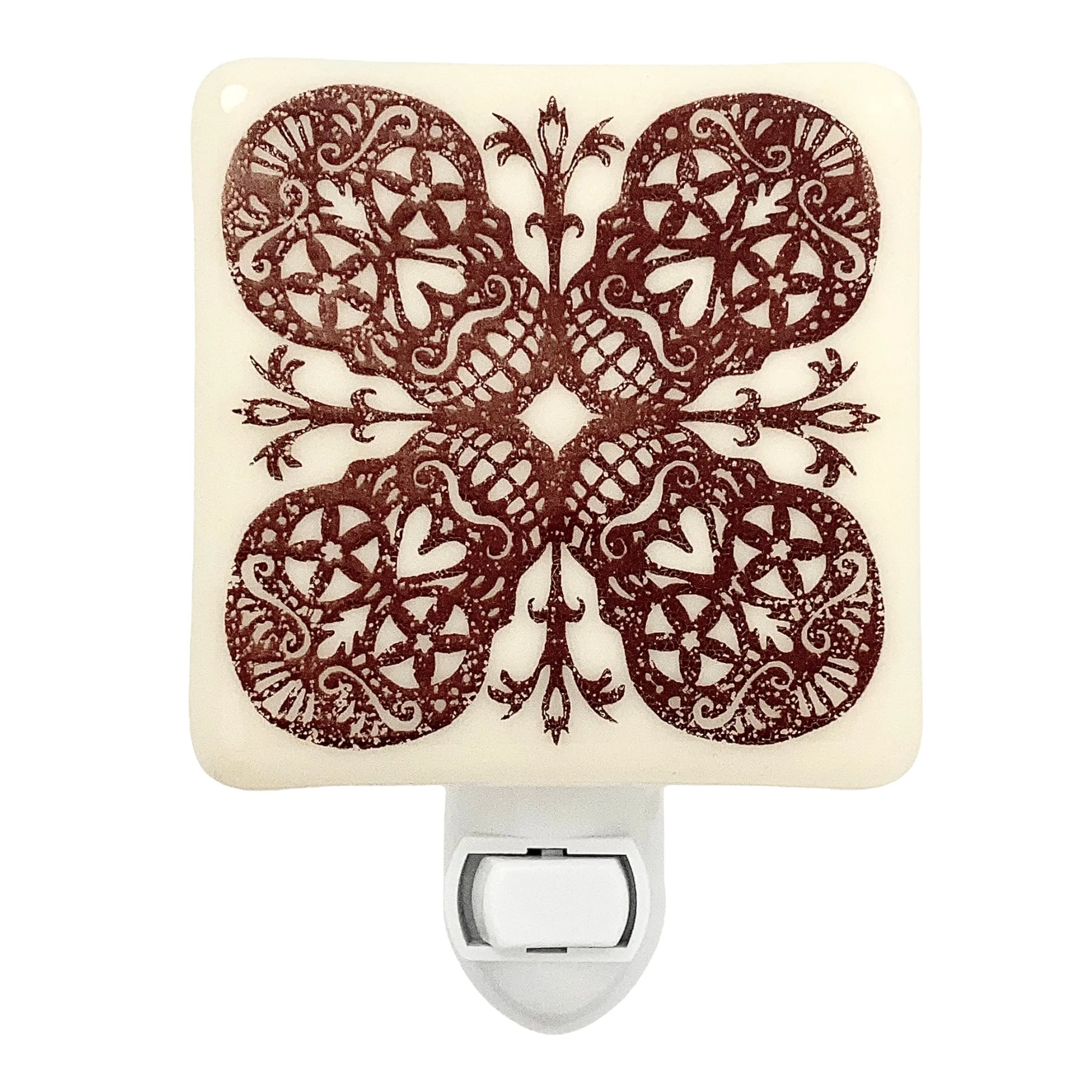 Skull Kaleidoscope Pattern Night Light