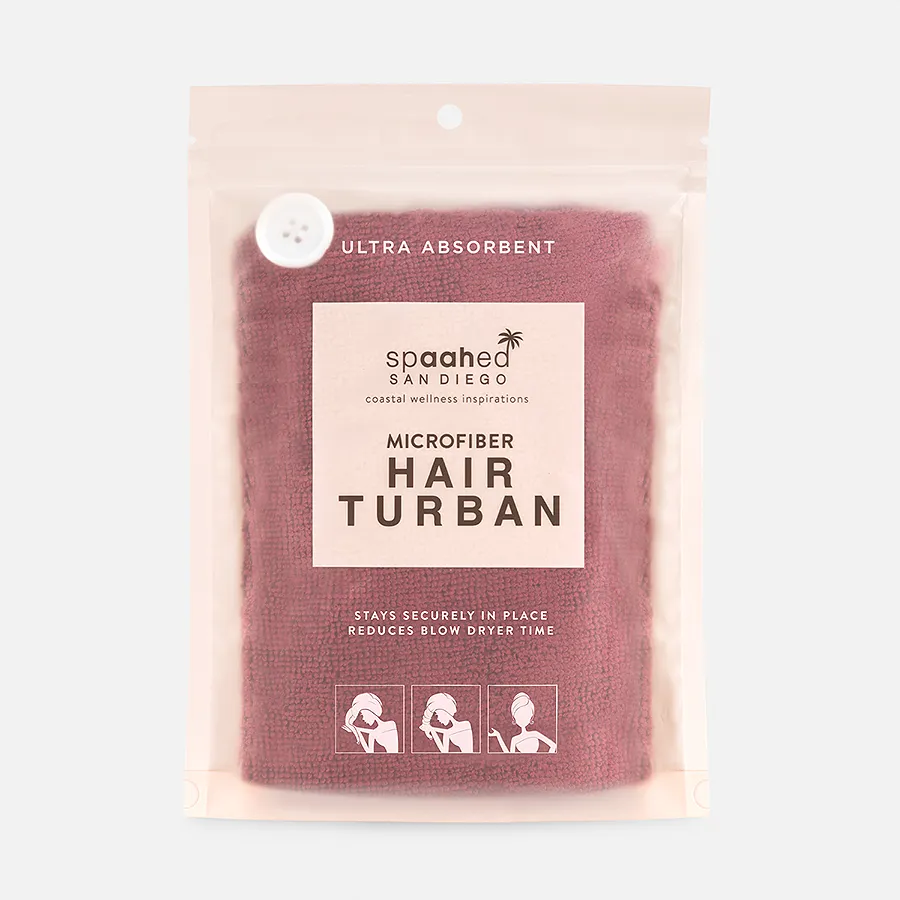 Spaahed Microfiber Hair Turban