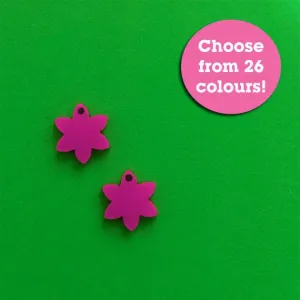 Star Flower Charms - 3 Sizes