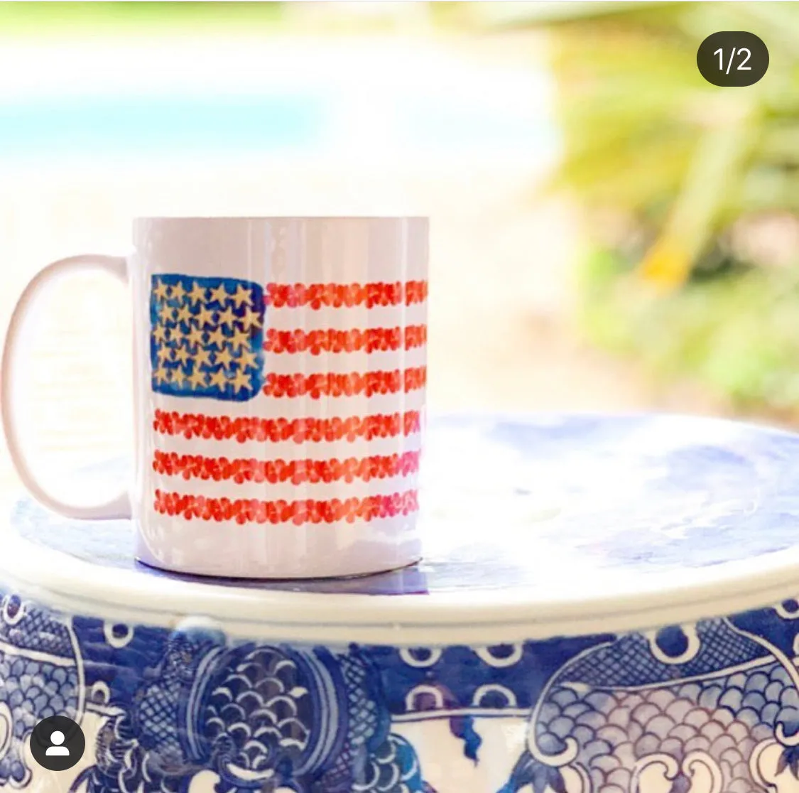 Starfish and Stripes Forever mug