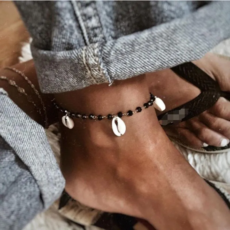 Sunset Shell Anklet