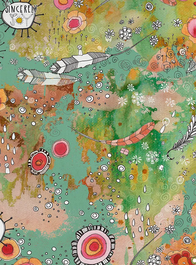 Tapestry 'Feathers, Flowers, Showers'