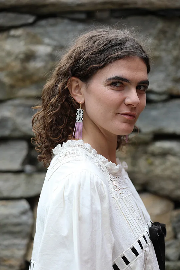 Tattoo Earring / Pansy