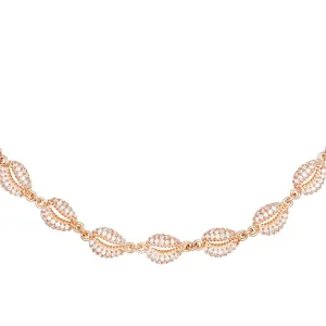 Thin Pavé Shell Choker