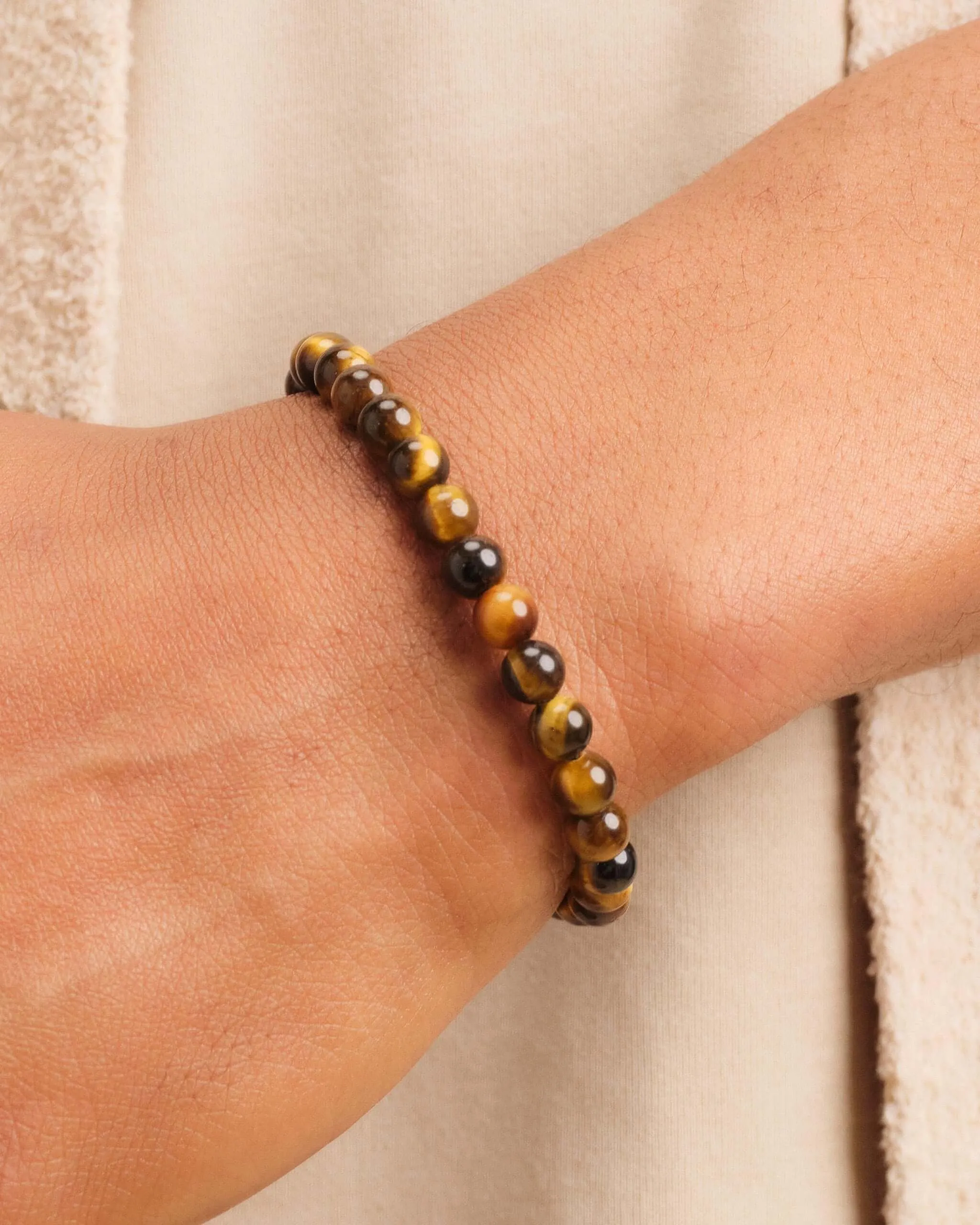 Tiger's Eye Beaded Bracelet