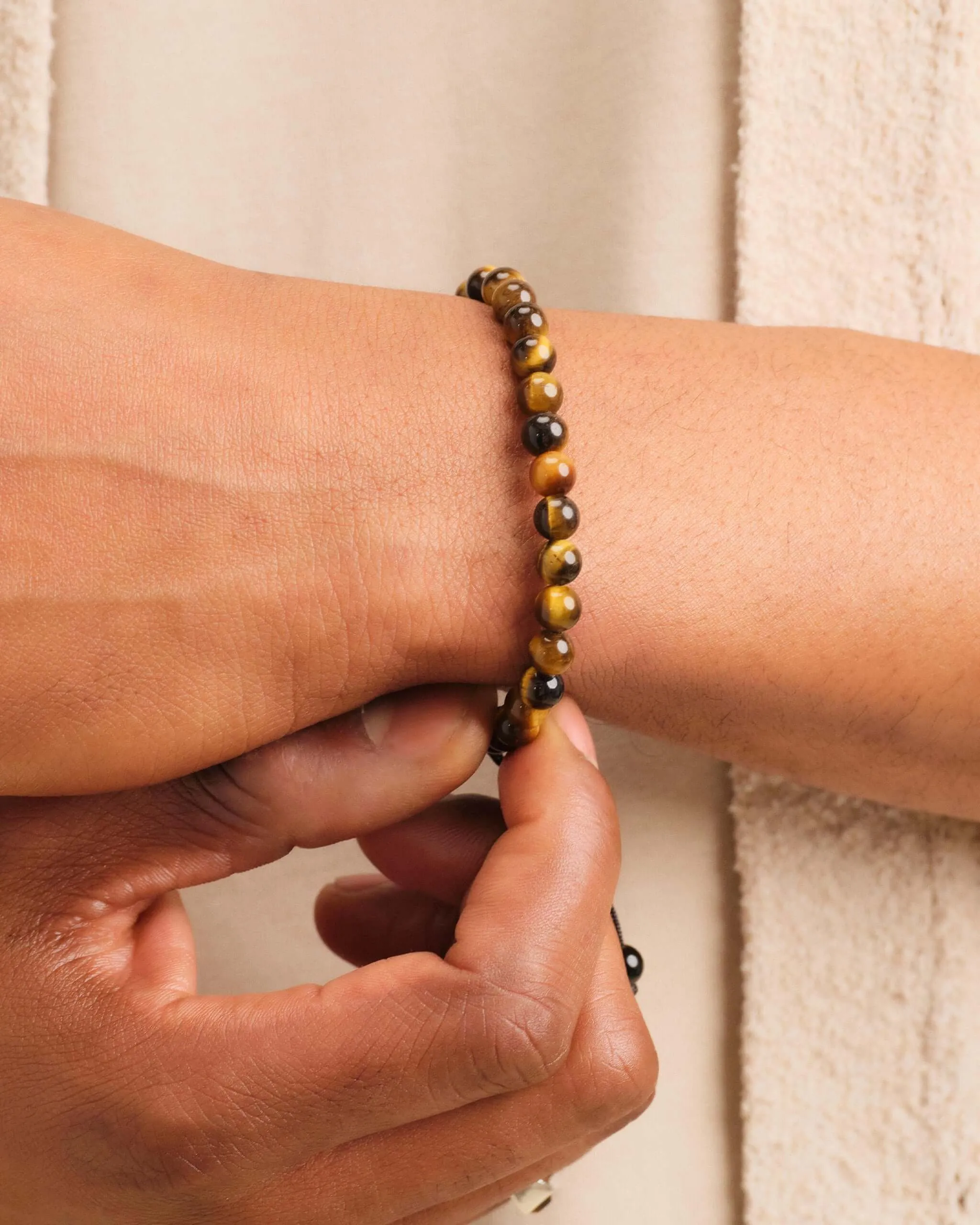 Tiger's Eye Beaded Bracelet