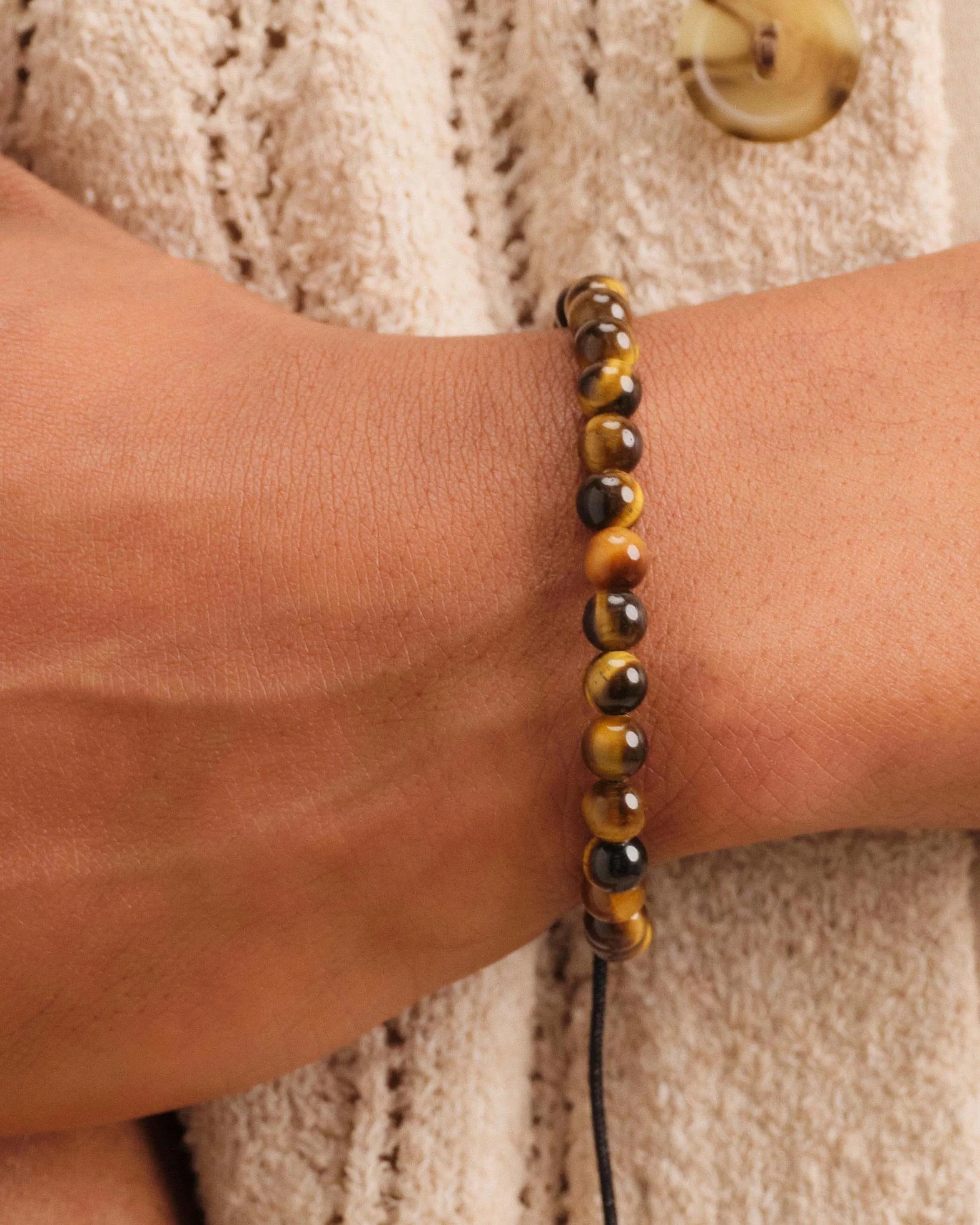 Tiger's Eye Beaded Bracelet