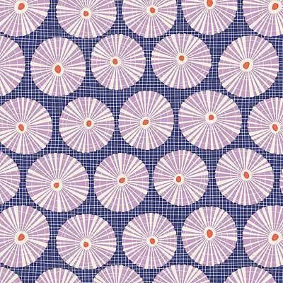 Tilda Cotton Beach - Limpet Shell - Blue