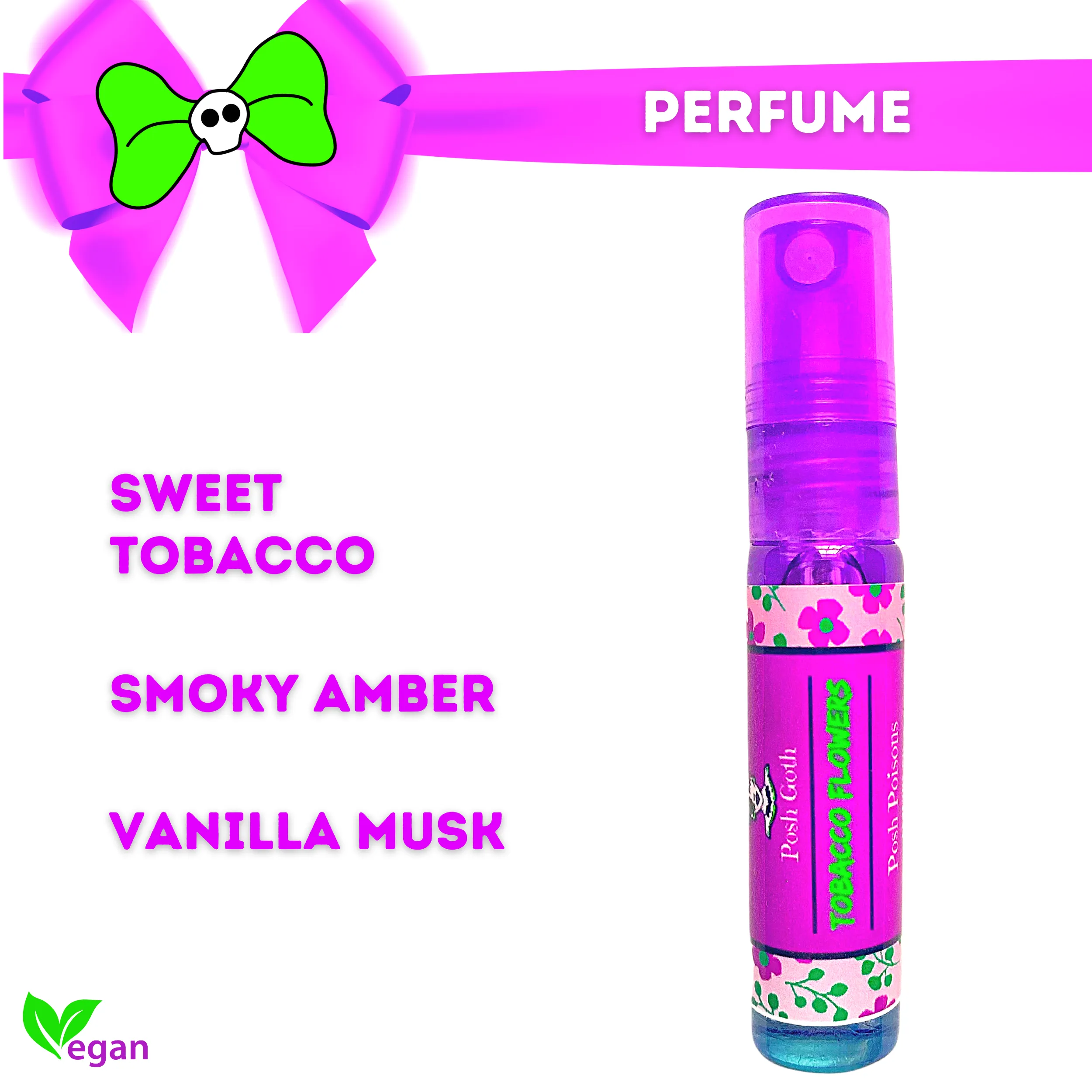 TOBACCO FLOWERS Gothic Perfume 5 ml spray