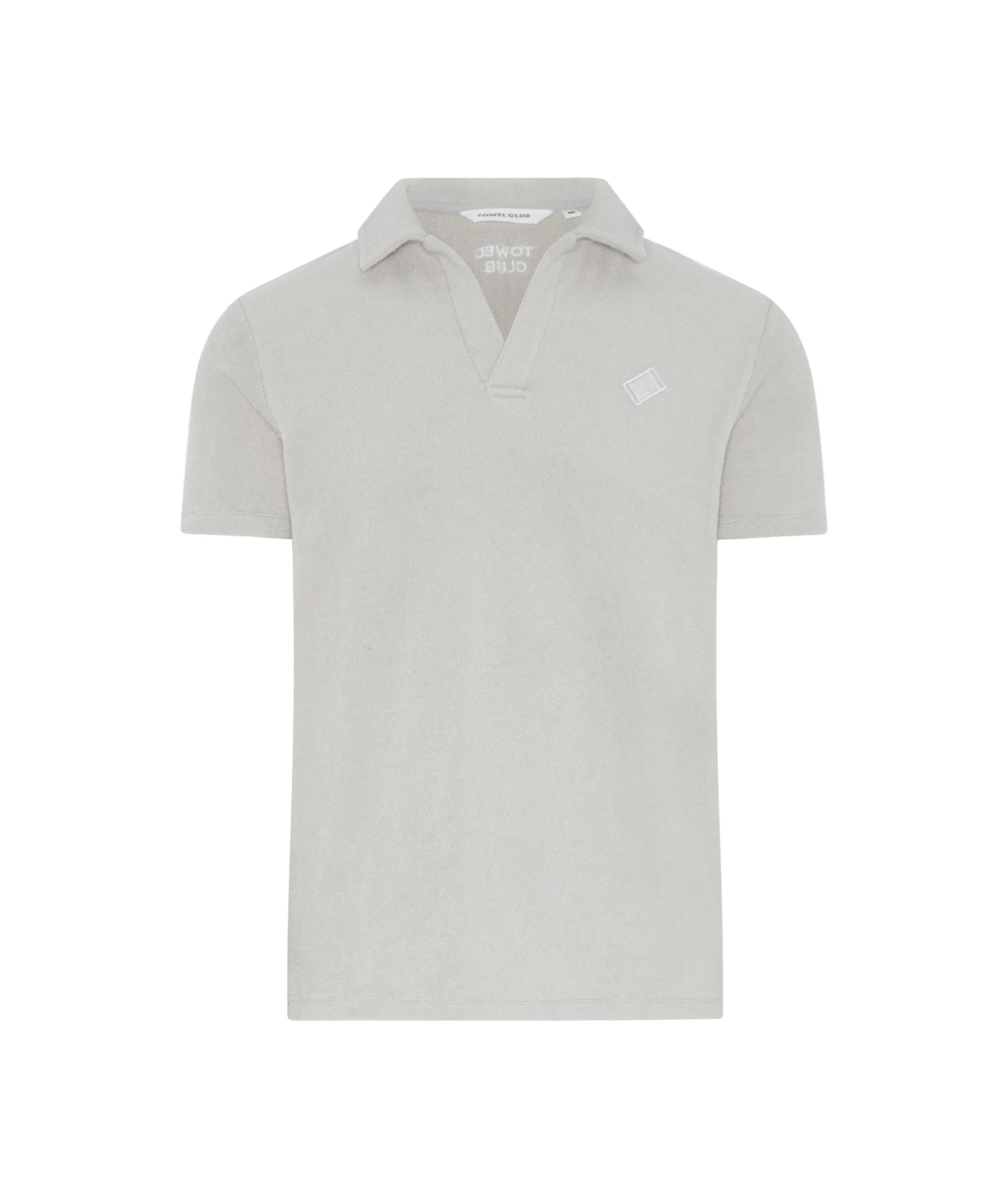 Towel Piqué Shirt Light Grey
