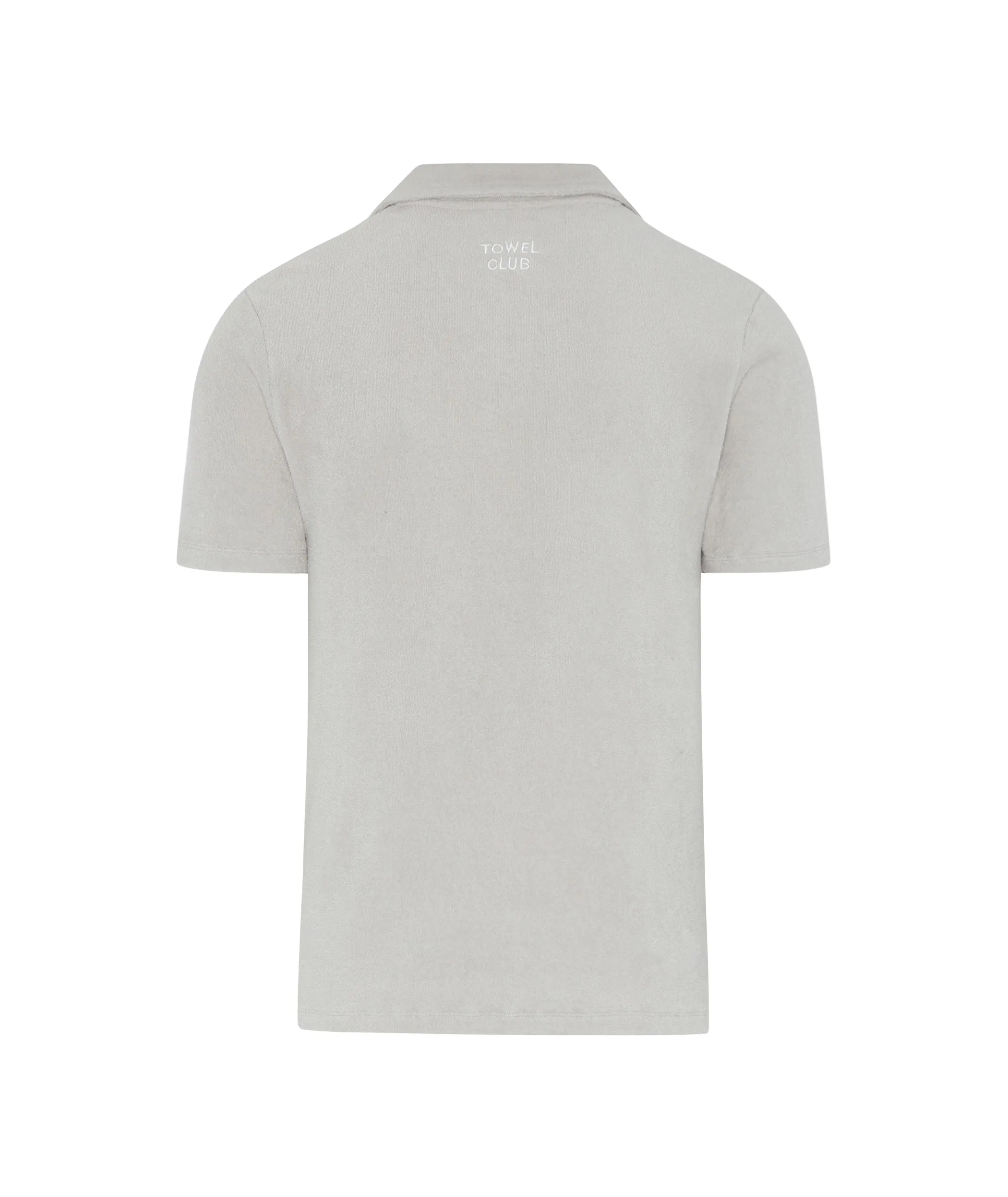 Towel Piqué Shirt Light Grey
