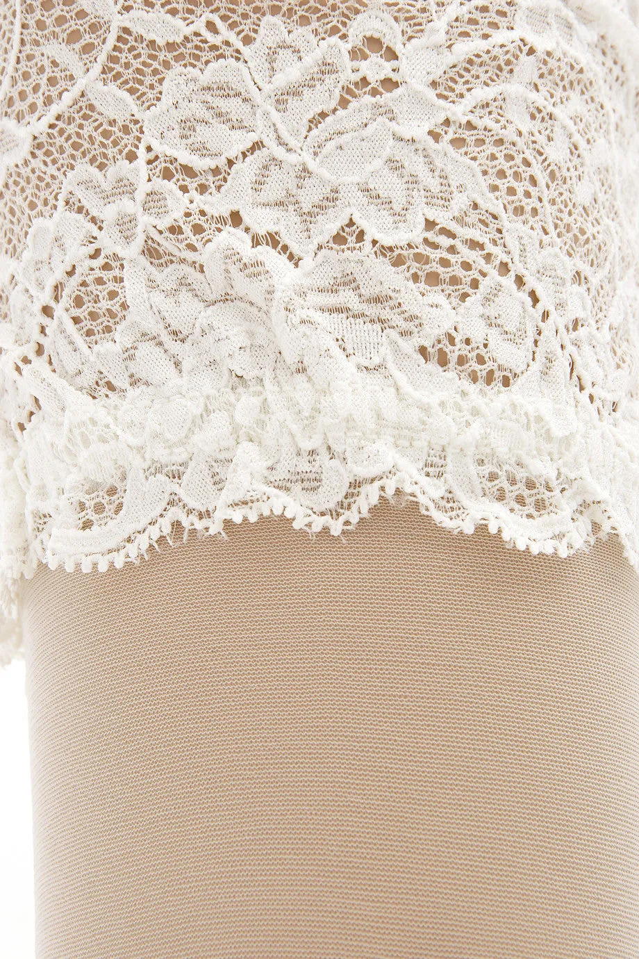 TRASPARENZE ATHENA Ivory Lace Hold Ups