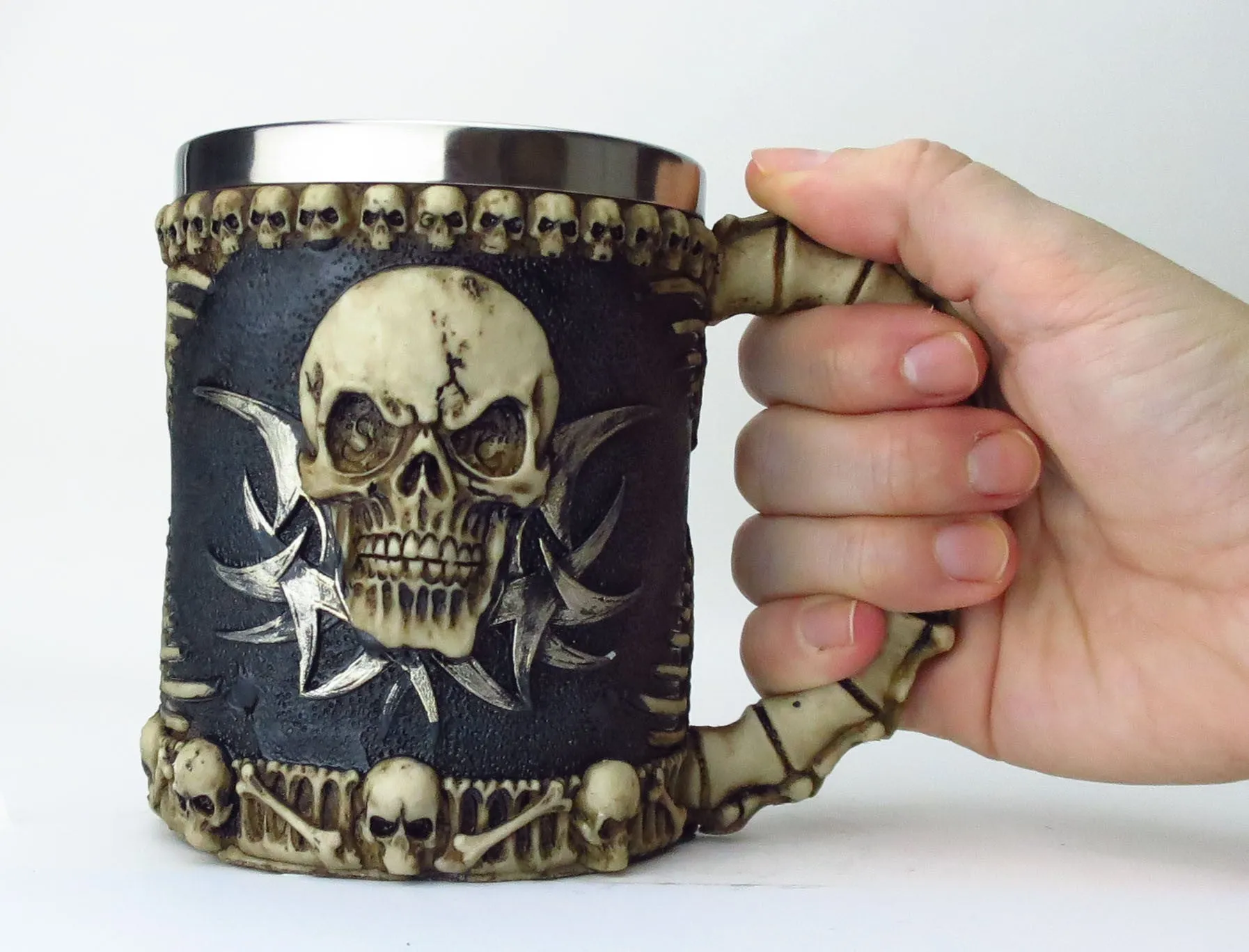 Tribal Skull Mug