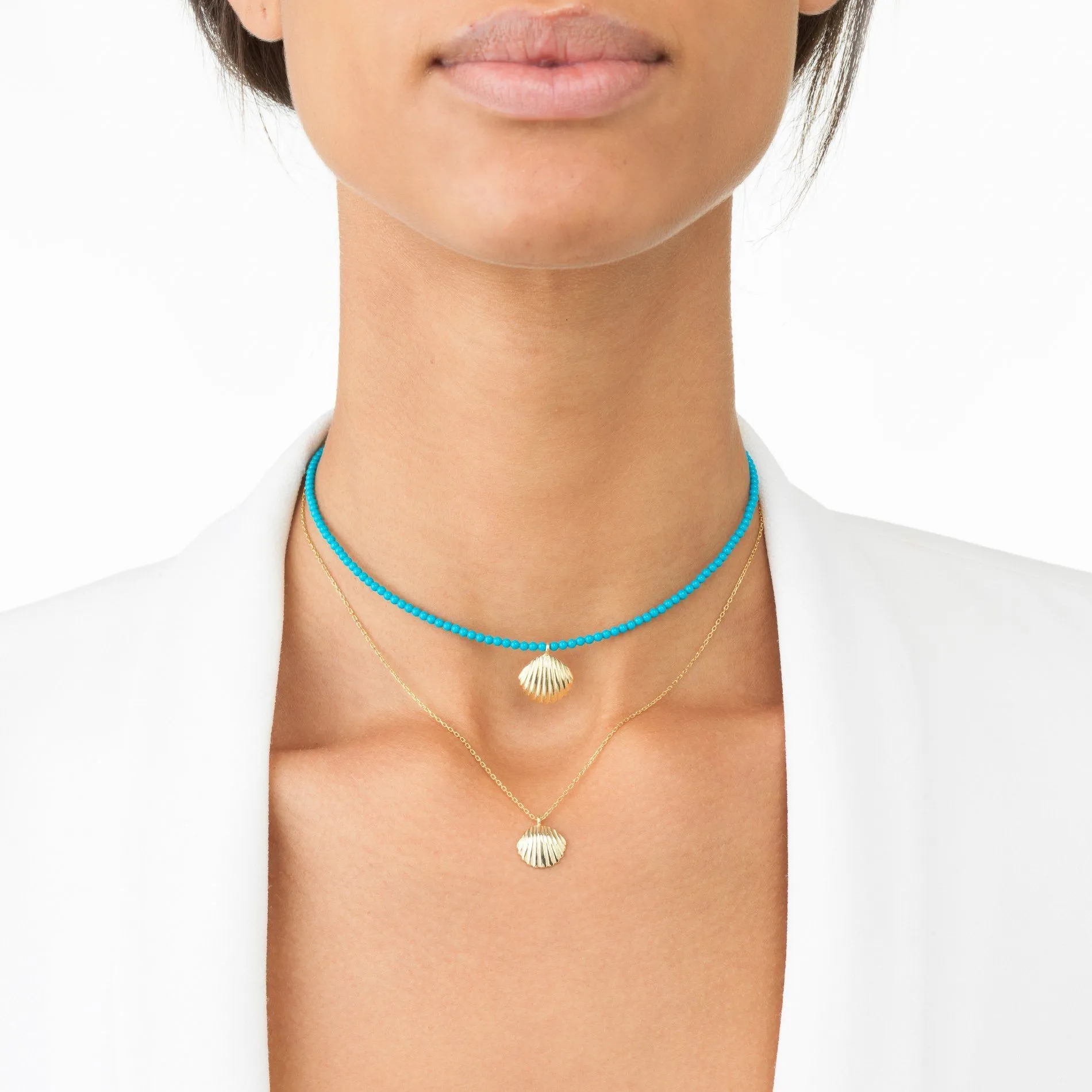 Turquoise Shell Choker