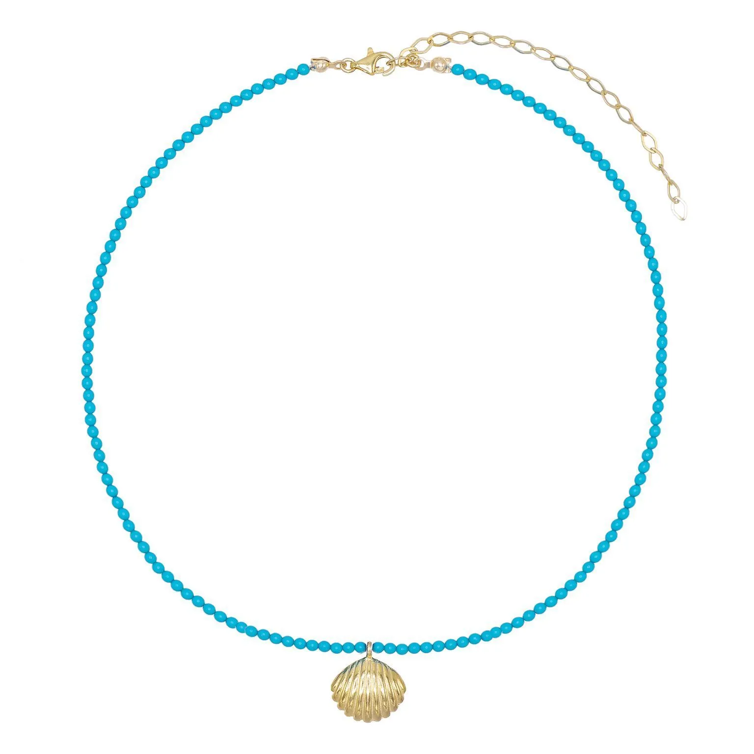 Turquoise Shell Choker