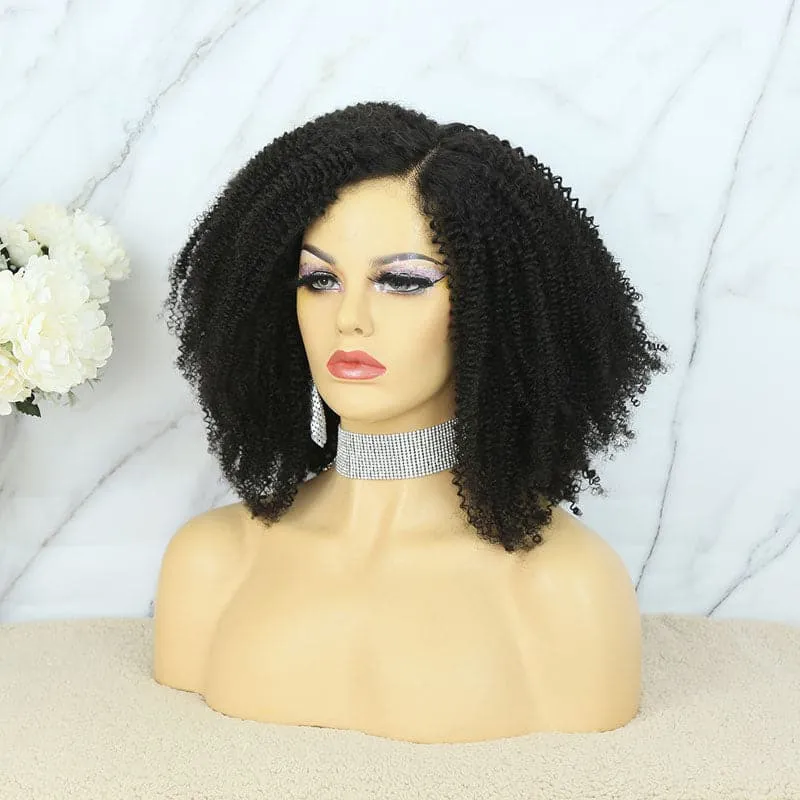 Uche - Afro Kinky Curly HD Lace 5X5 Lace Closure Wig