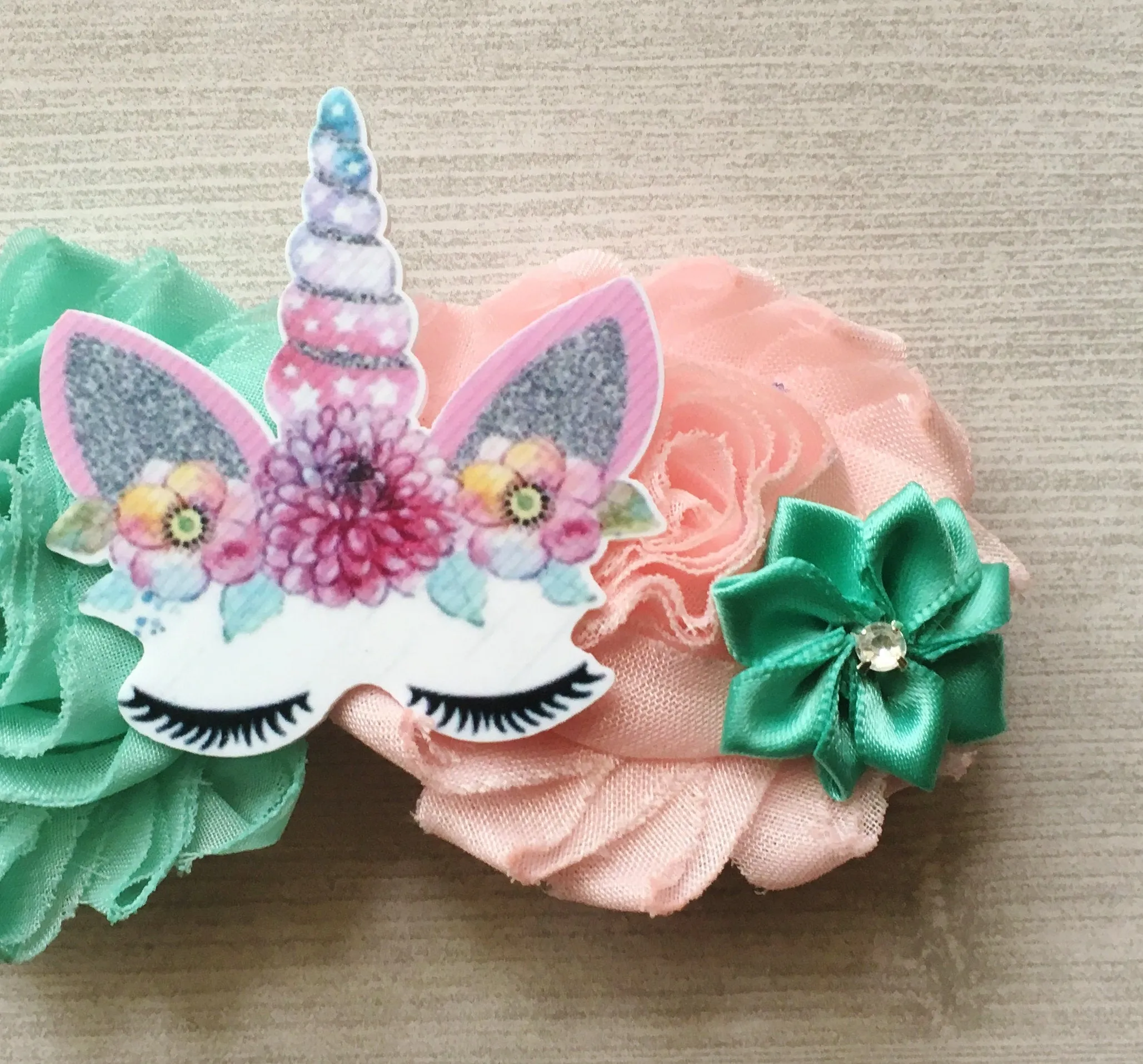 Unicorn Hair Clip