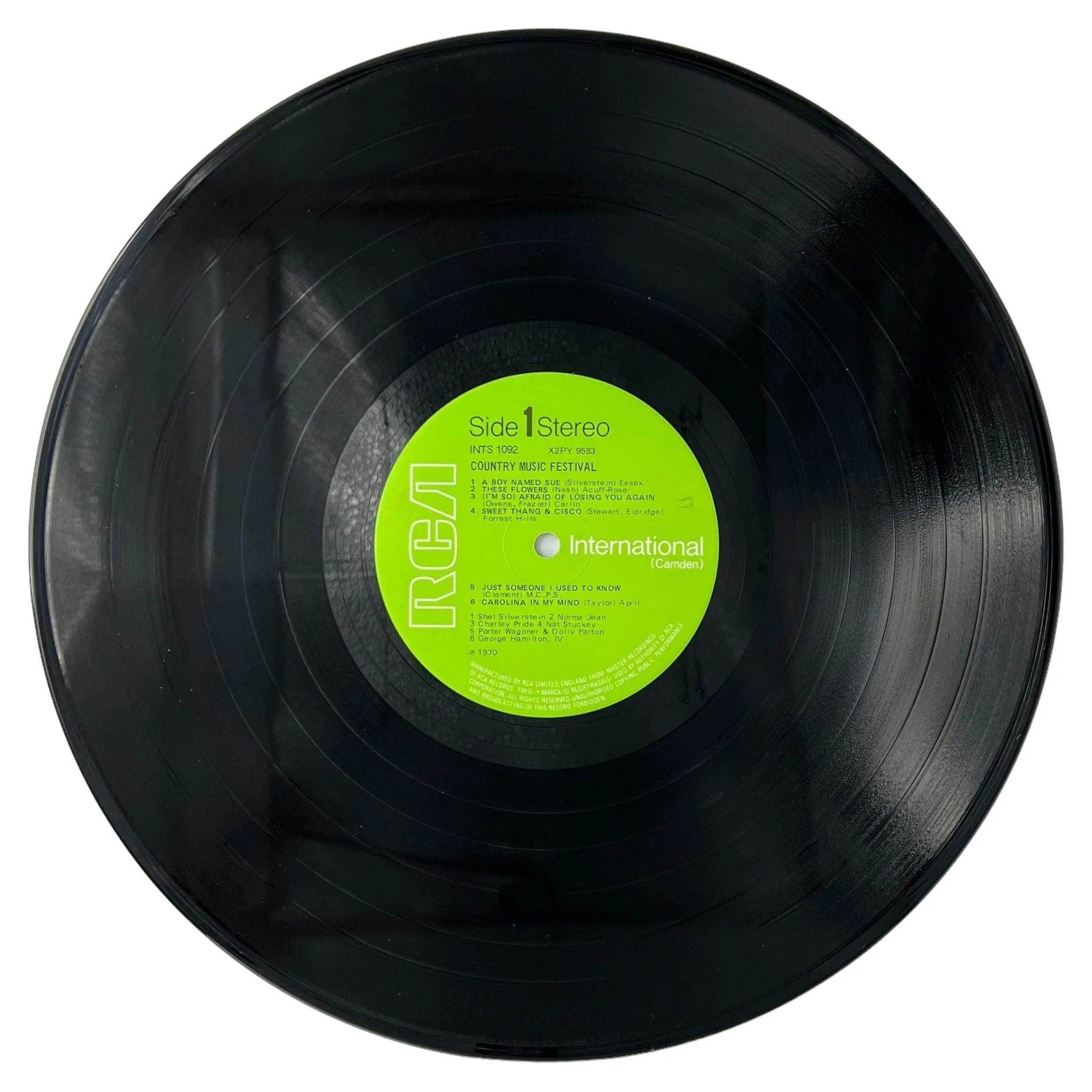 Various: Country Music Festival [Preowned Vinyl] G /VG
