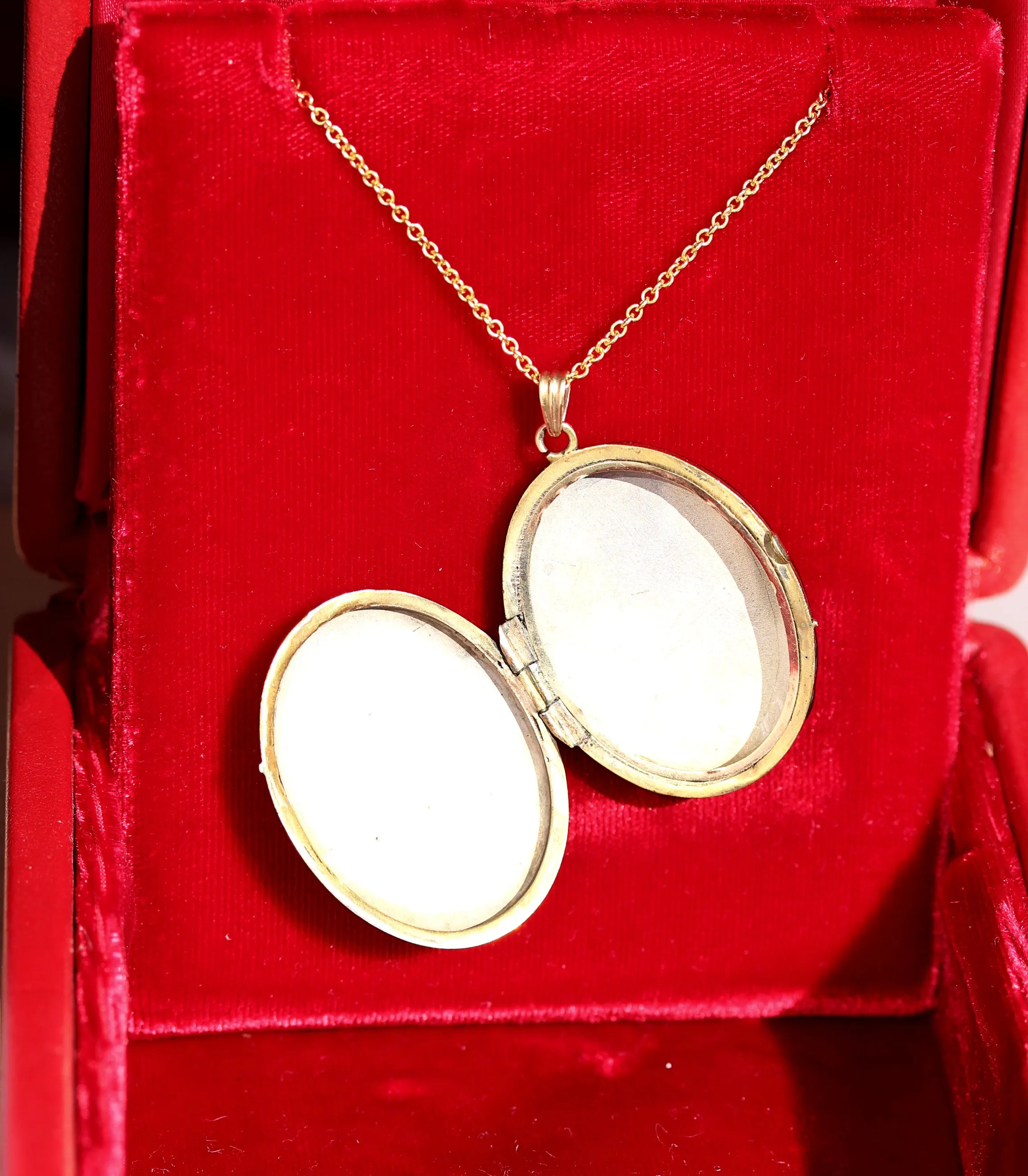Victorian Locket with Black & Gold Enamel and Pearls, 18k