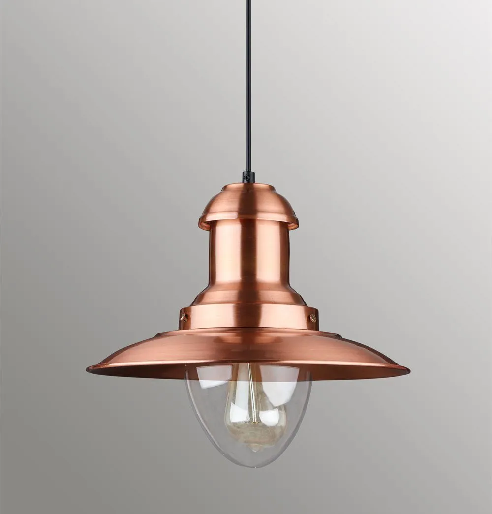 Vintage Fisherman Pendant Lamp - Big