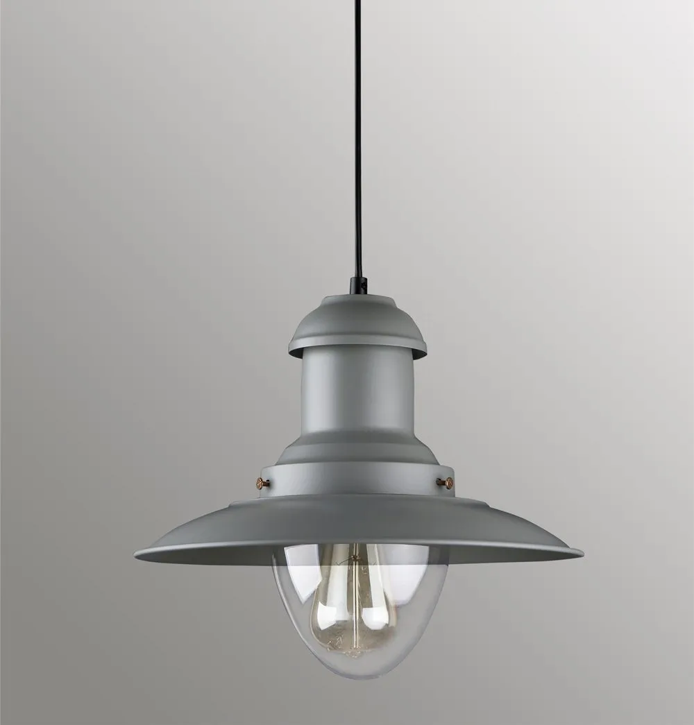 Vintage Fisherman Pendant Lamp - Big