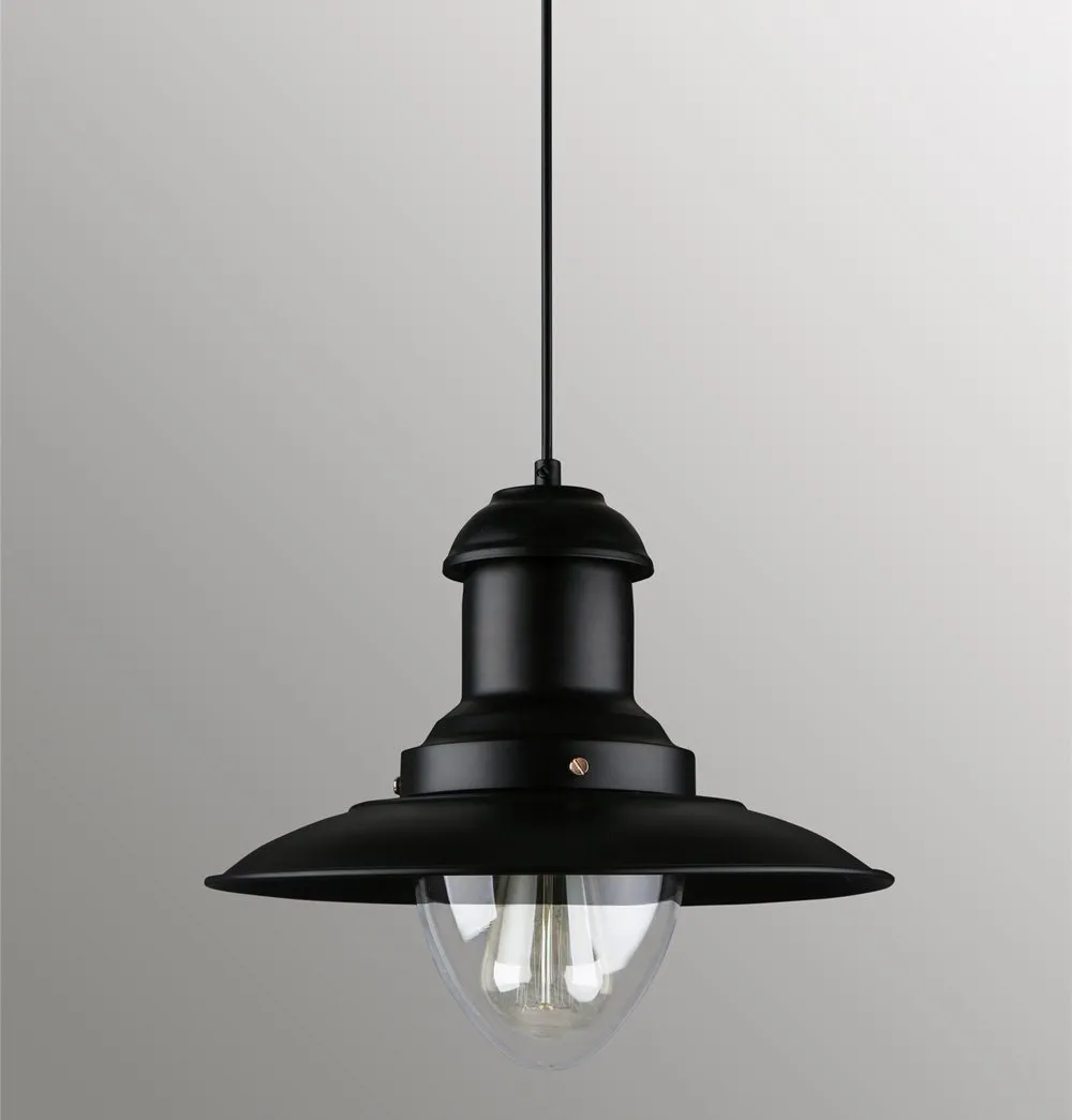 Vintage Fisherman Pendant Lamp - Big