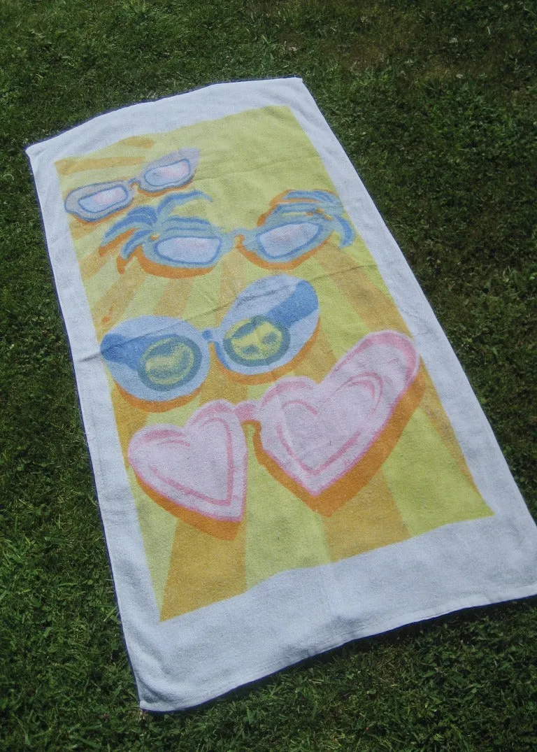Vintage Sunnies Beach Towel