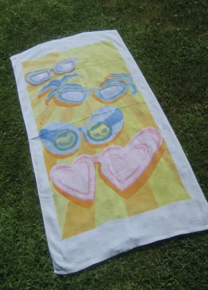 Vintage Sunnies Beach Towel