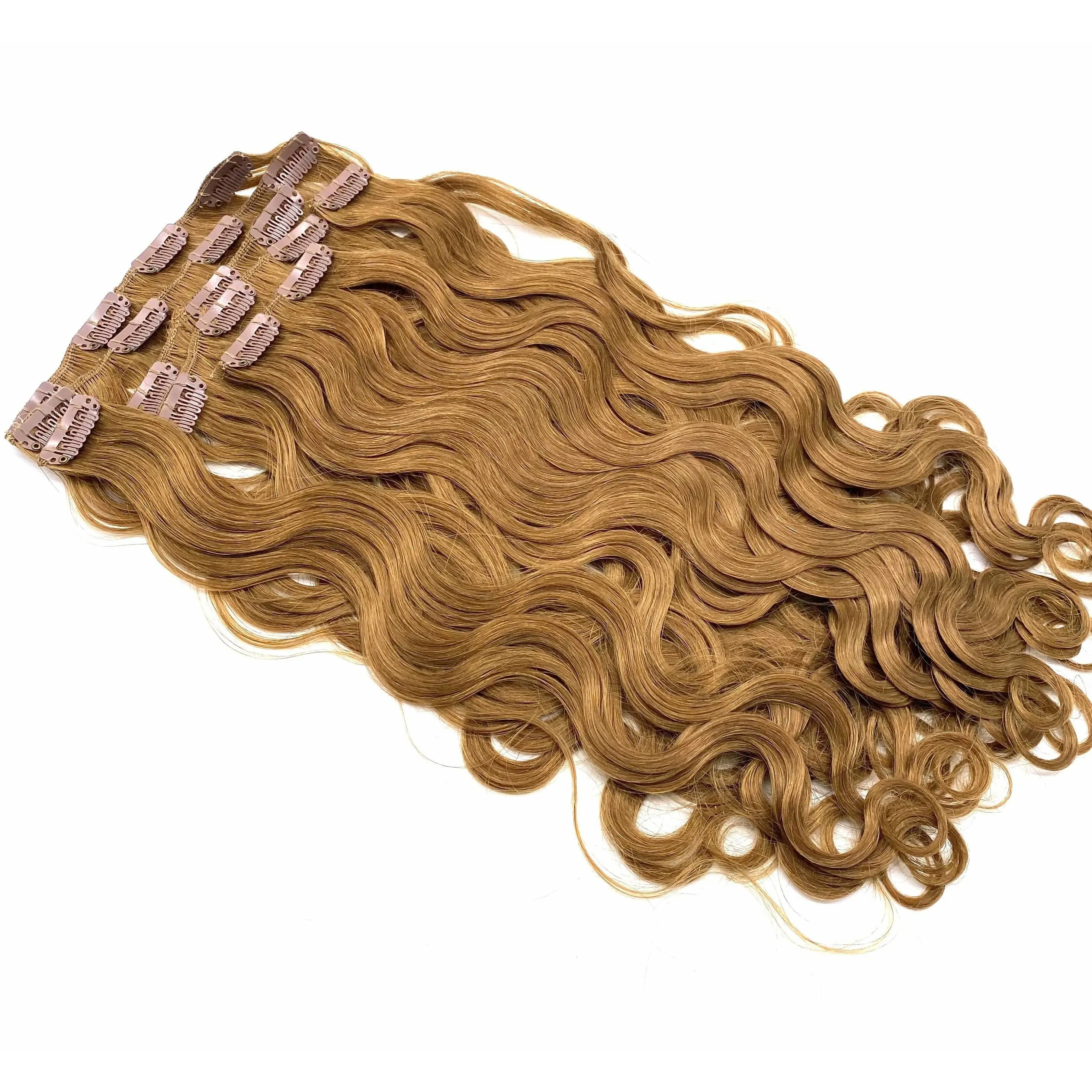 VIP Clip Extensions/ Body Wave  18" - ClipeX System