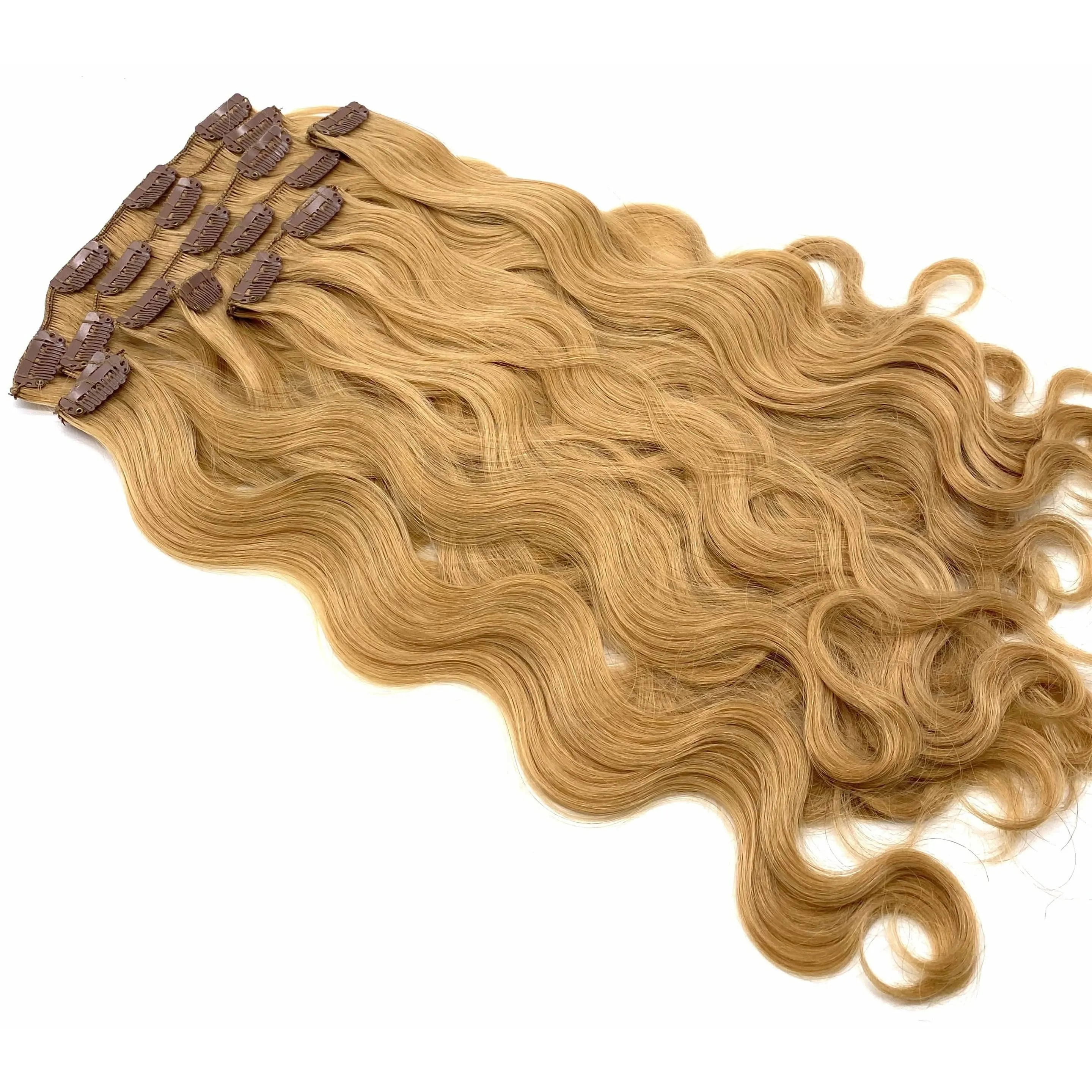 VIP Clip Extensions/ Body Wave  18" - ClipeX System