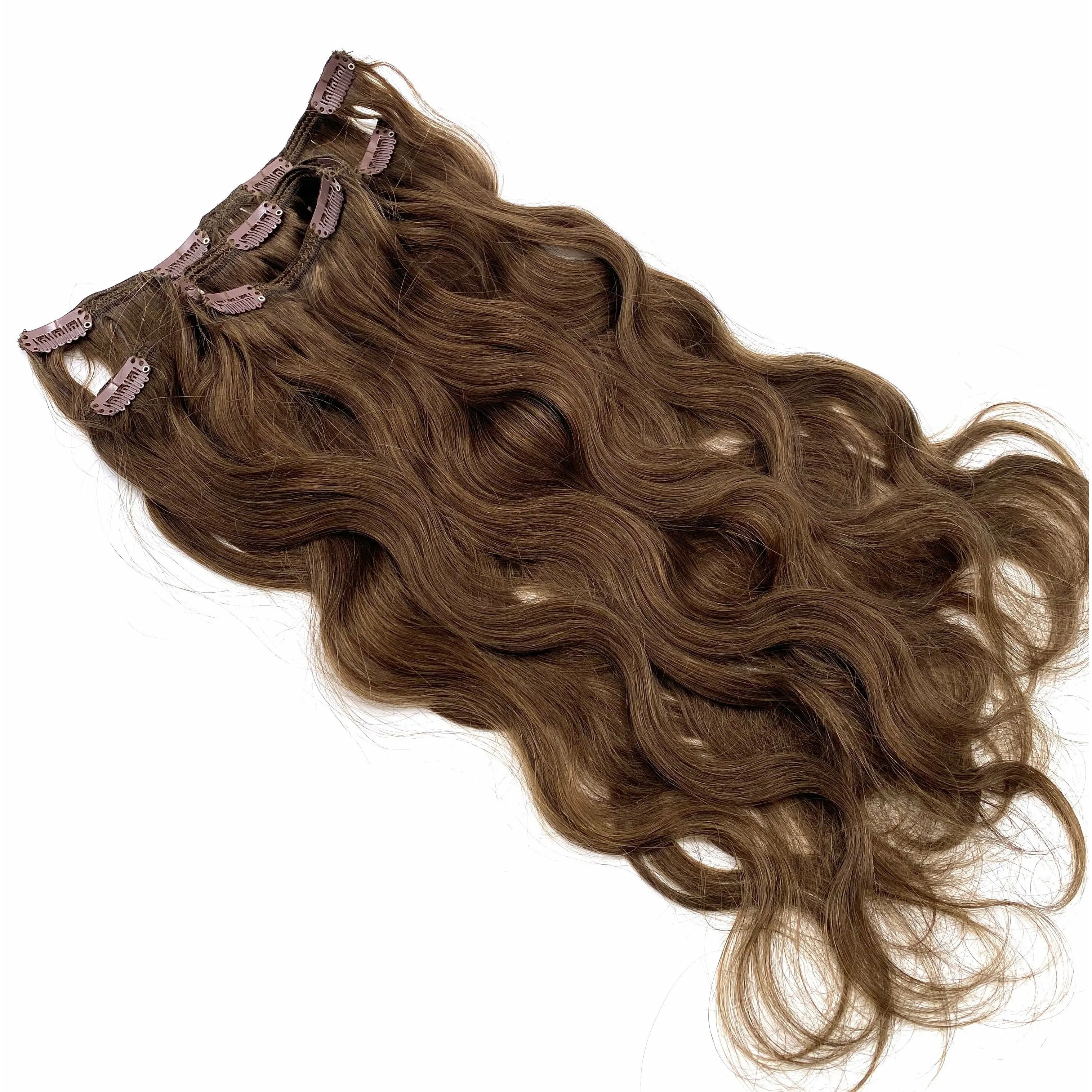 VIP Clip Extensions/ Body Wave  18" - ClipeX System