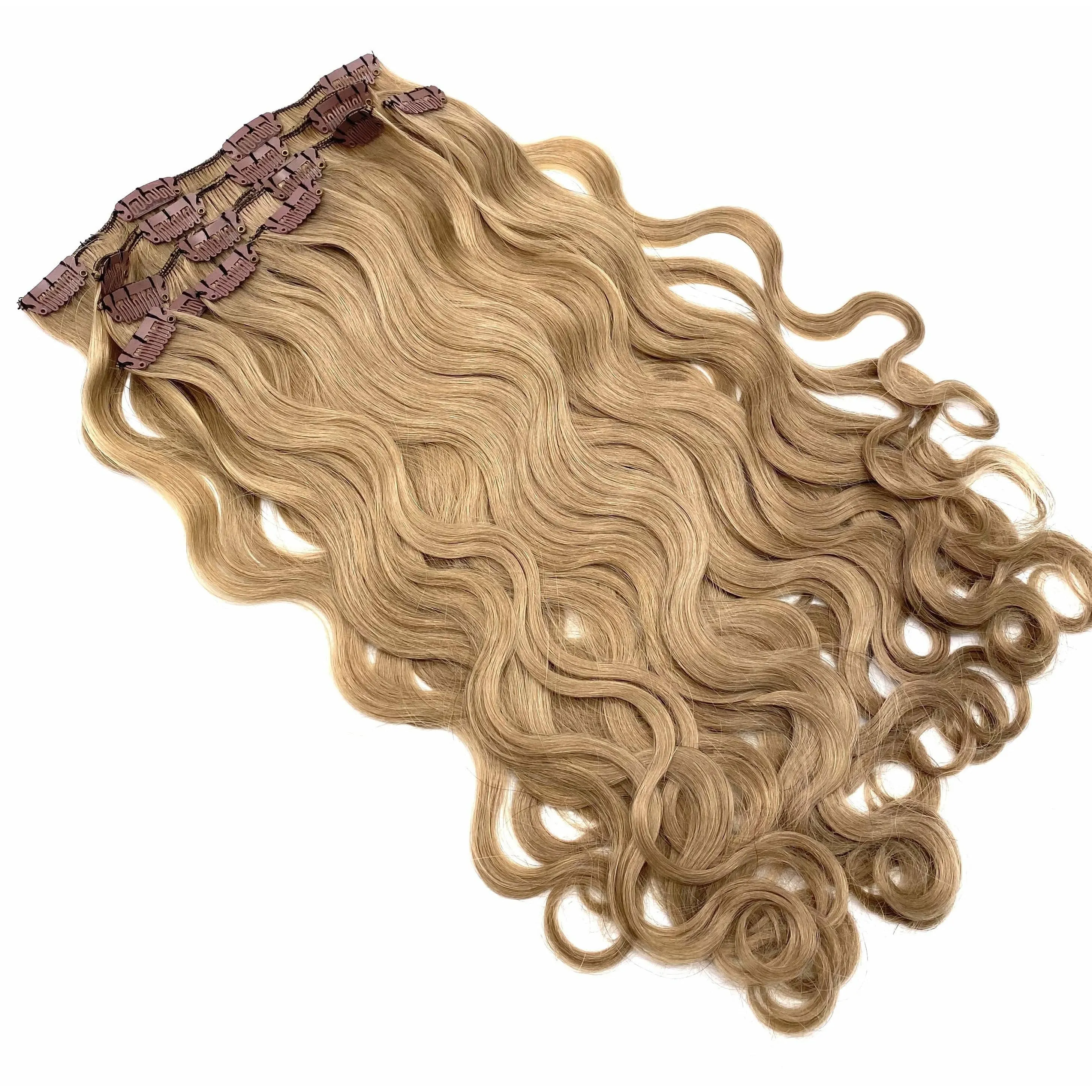 VIP Clip Extensions/ Body Wave  18" - ClipeX System