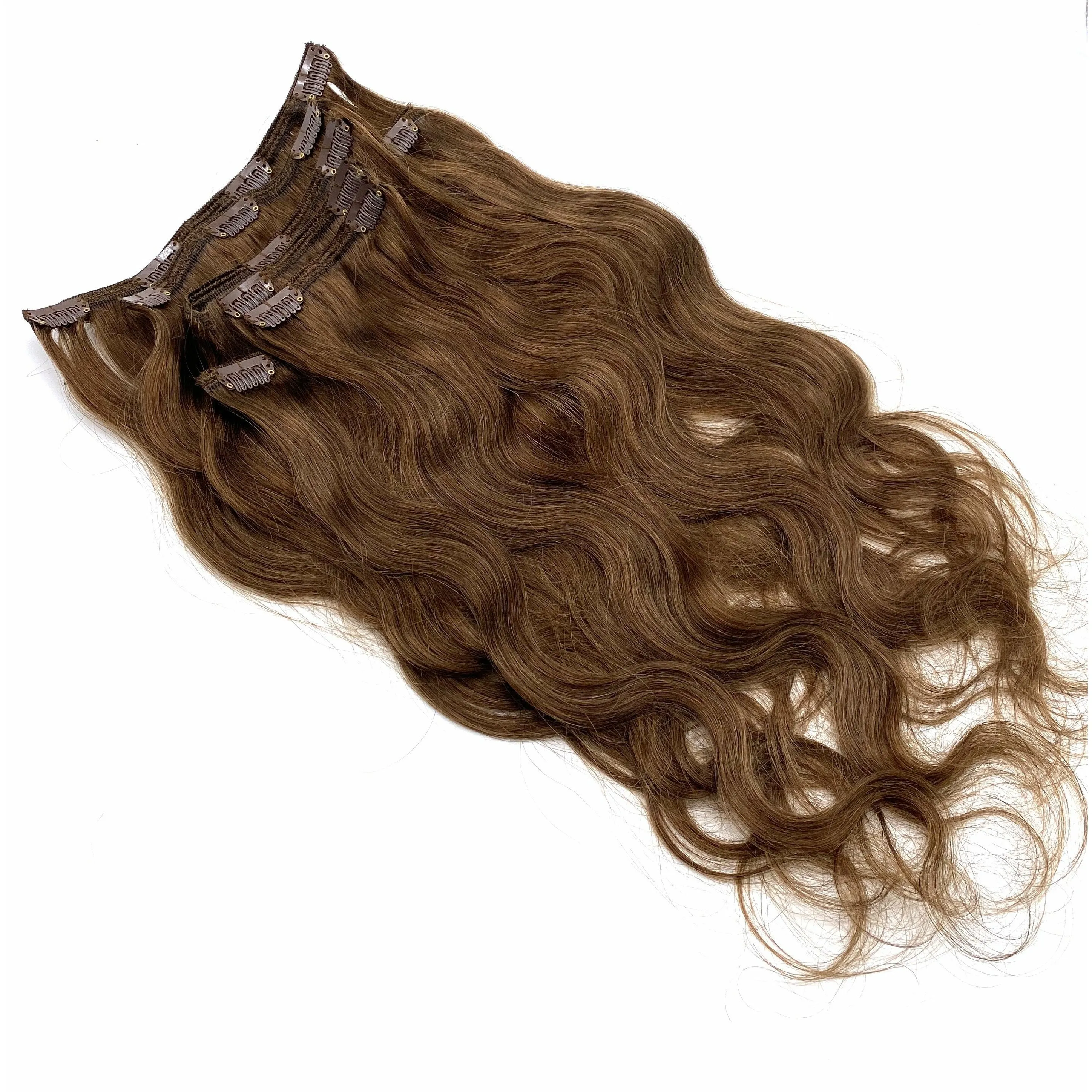 VIP Clip Extensions/ Body Wave  18" - ClipeX System