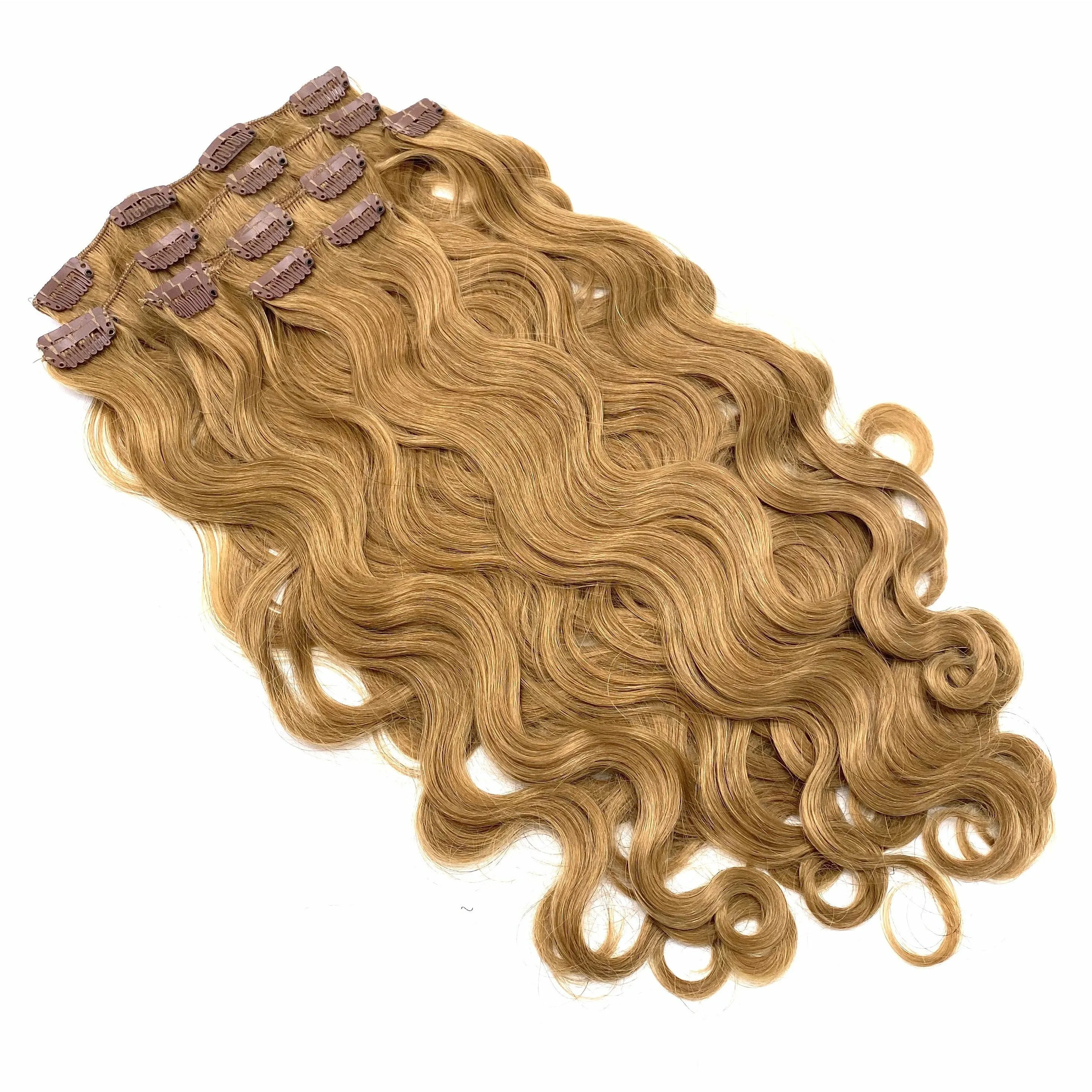 VIP Clip Extensions/ Body Wave  18" - ClipeX System