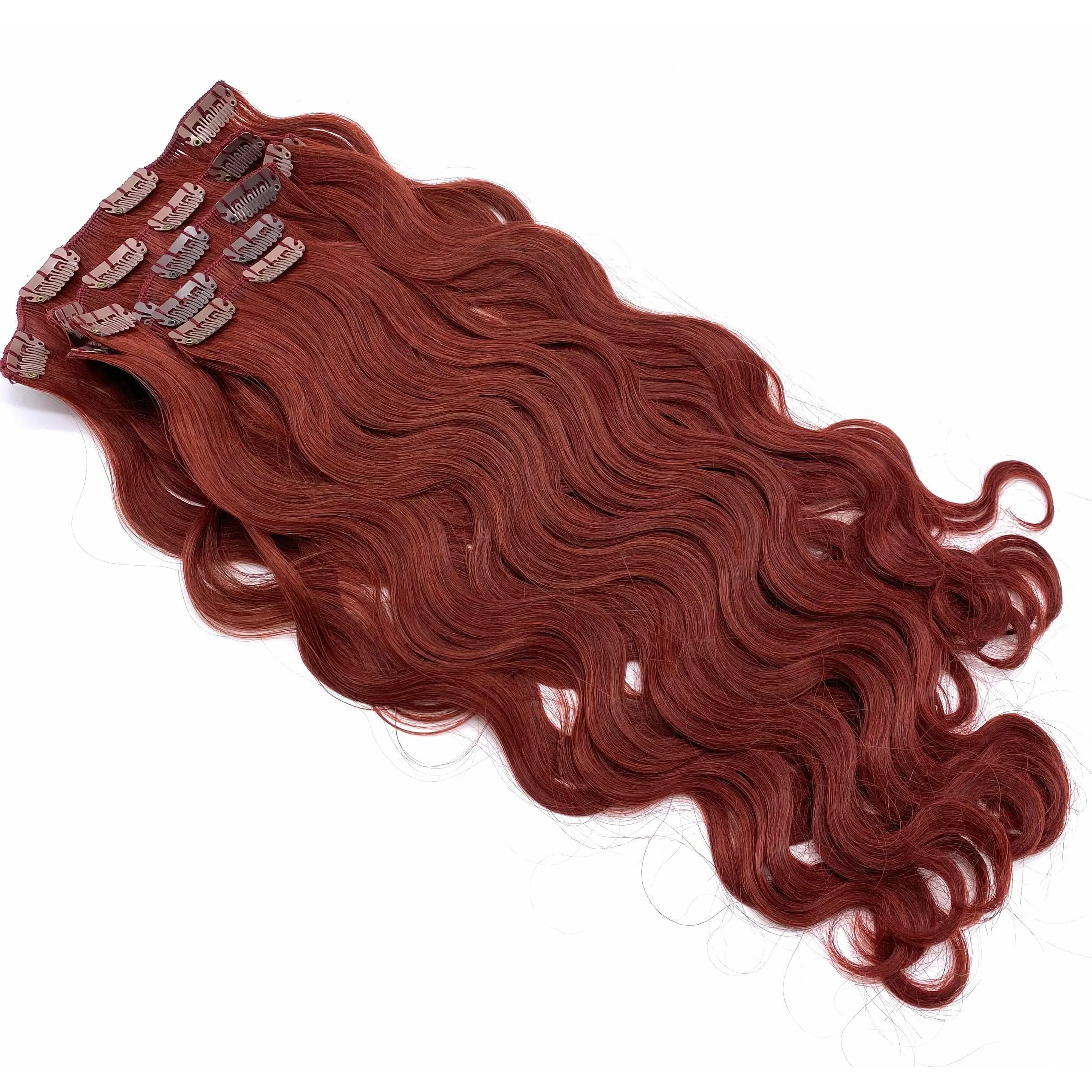 VIP Clip Extensions/ Body Wave  18" - ClipeX System