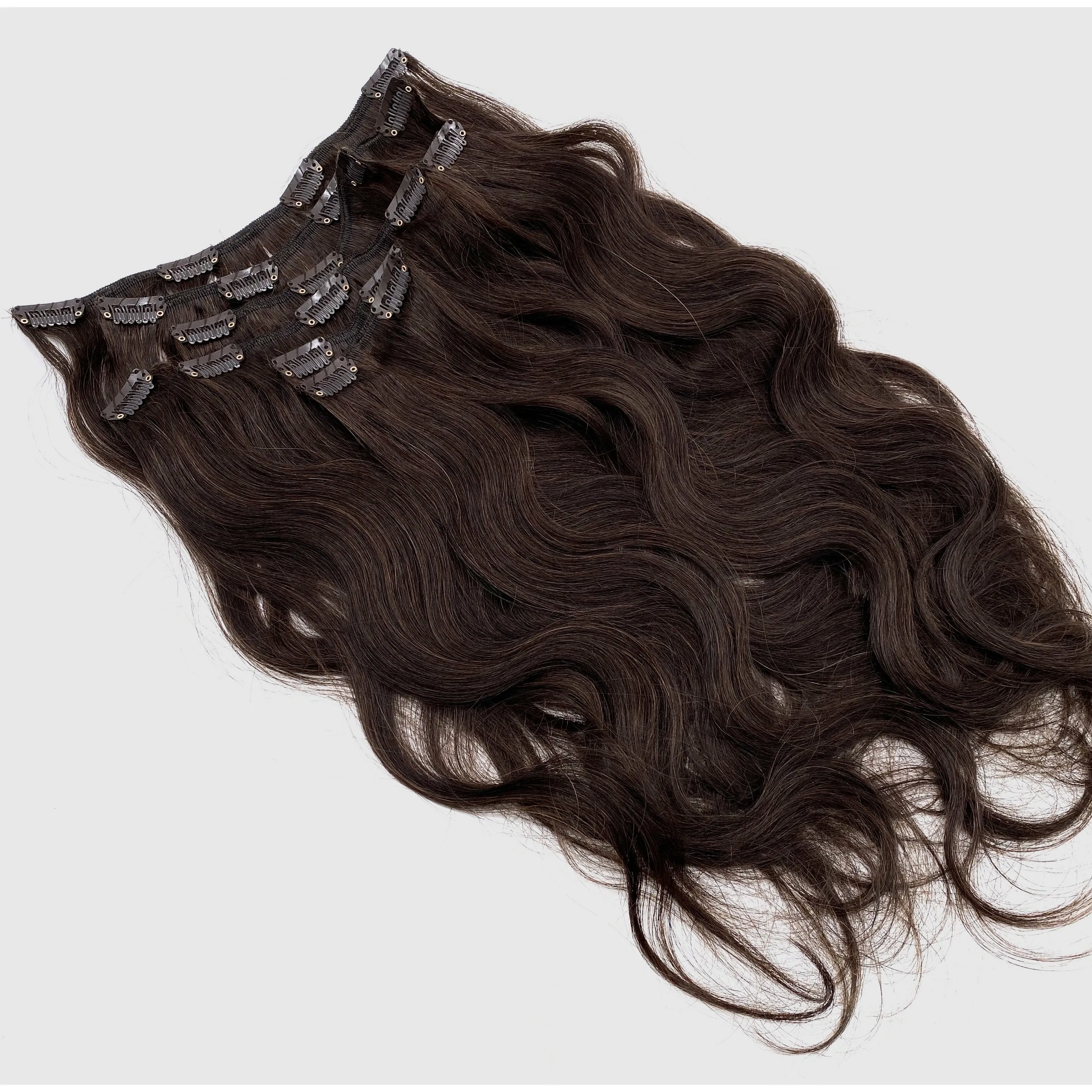 VIP Clip Extensions/ Body Wave  18" - ClipeX System
