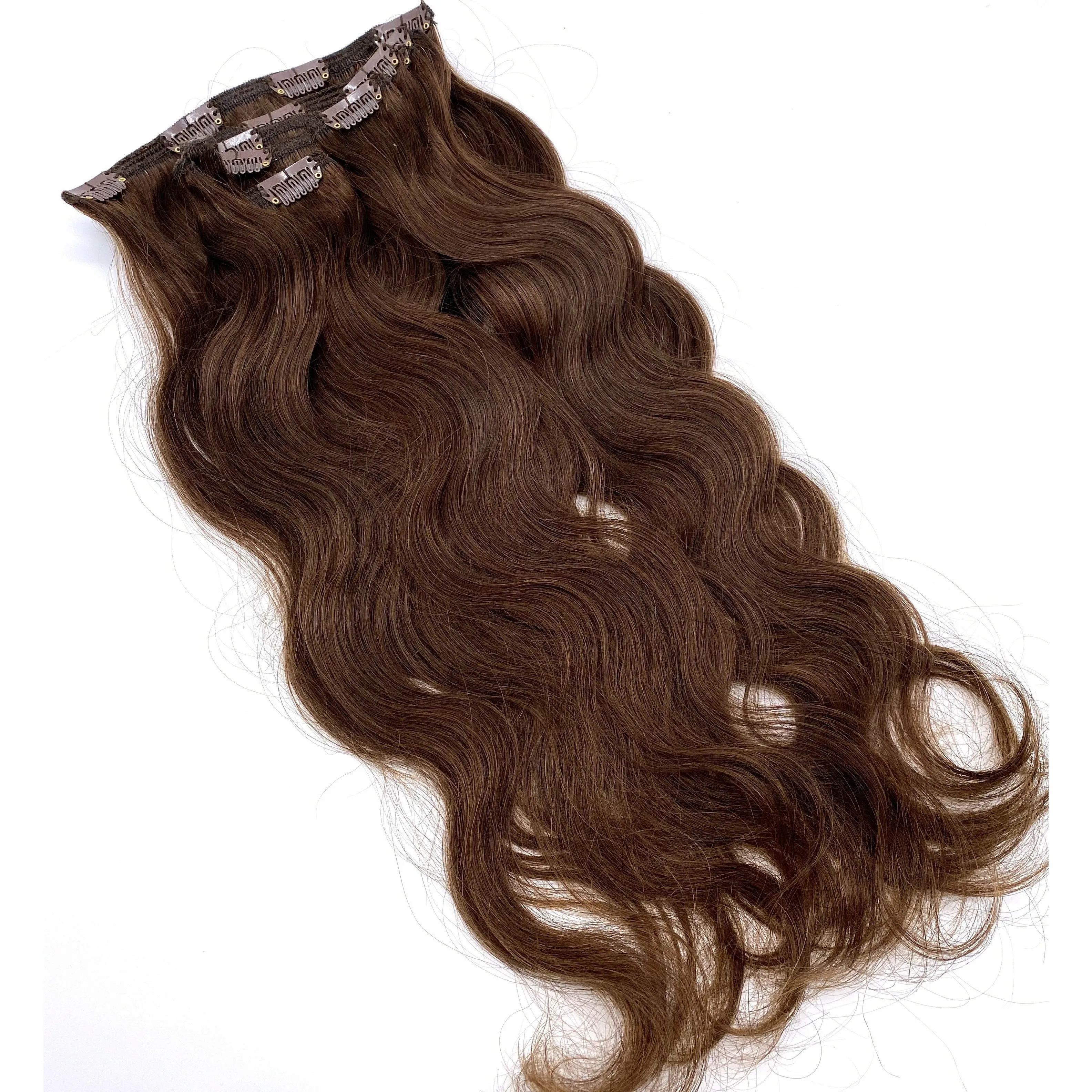 VIP Clip Extensions/ Body Wave  18" - ClipeX System