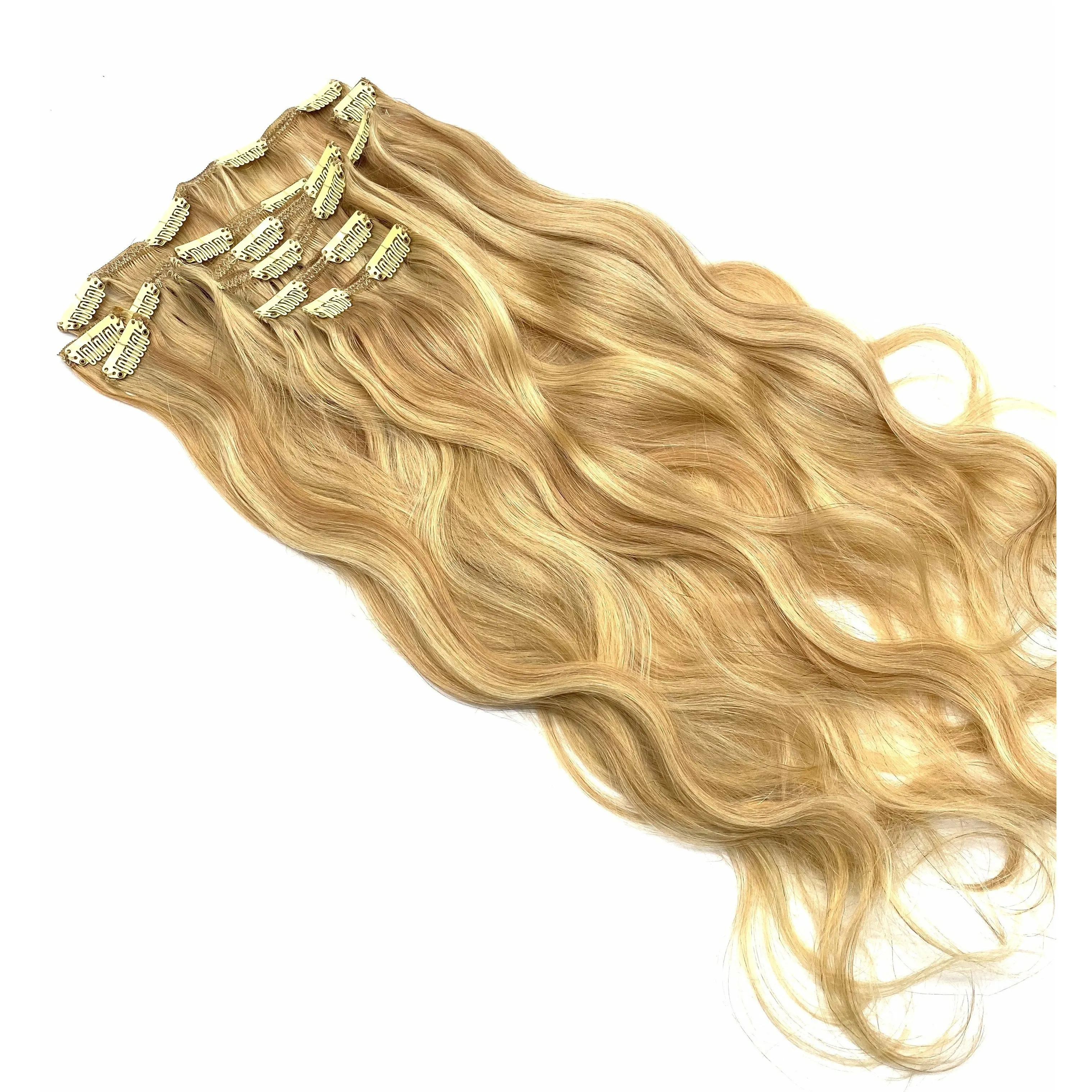 VIP Clip Extensions/ Body Wave  18" - ClipeX System