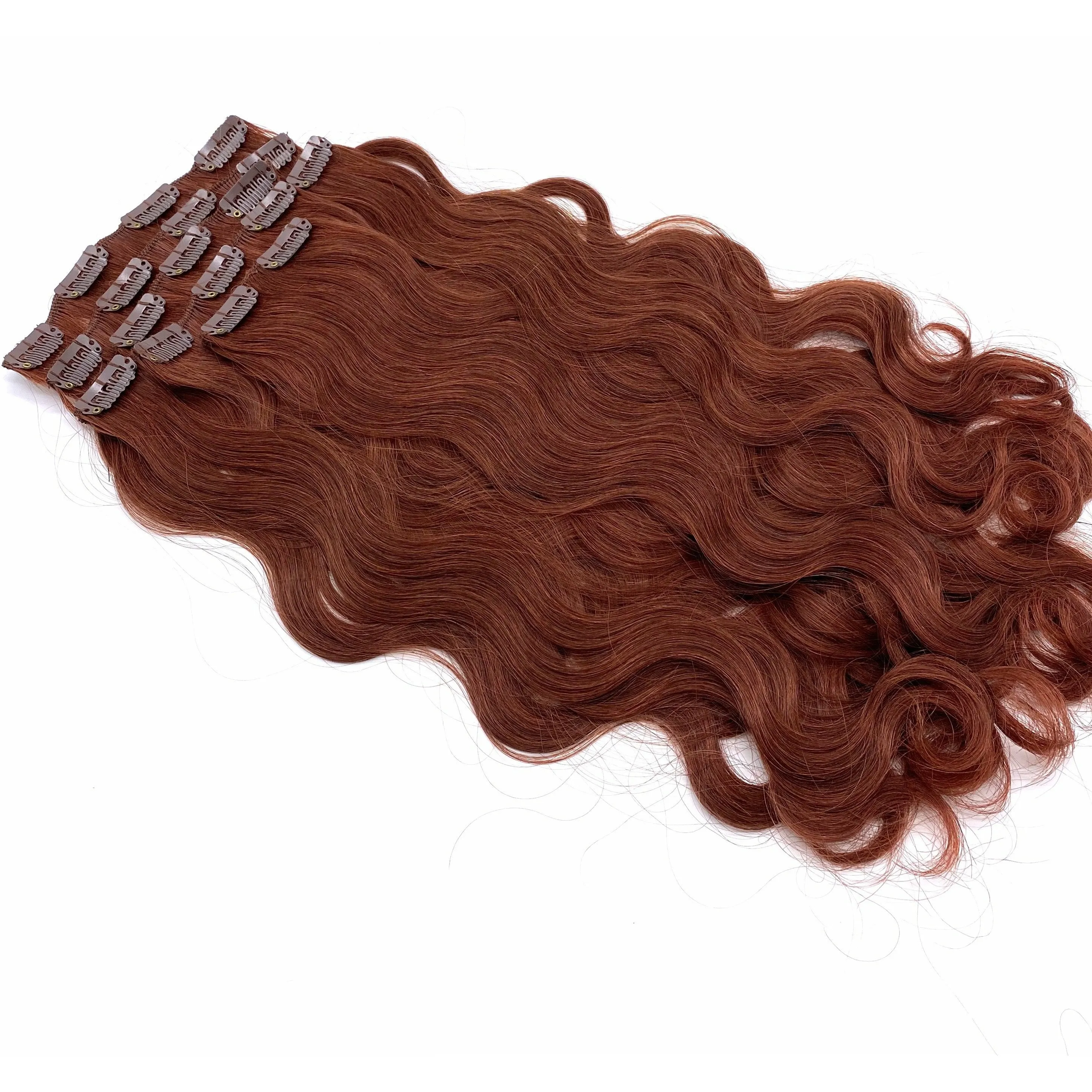 VIP Clip Extensions/ Body Wave  18" - ClipeX System