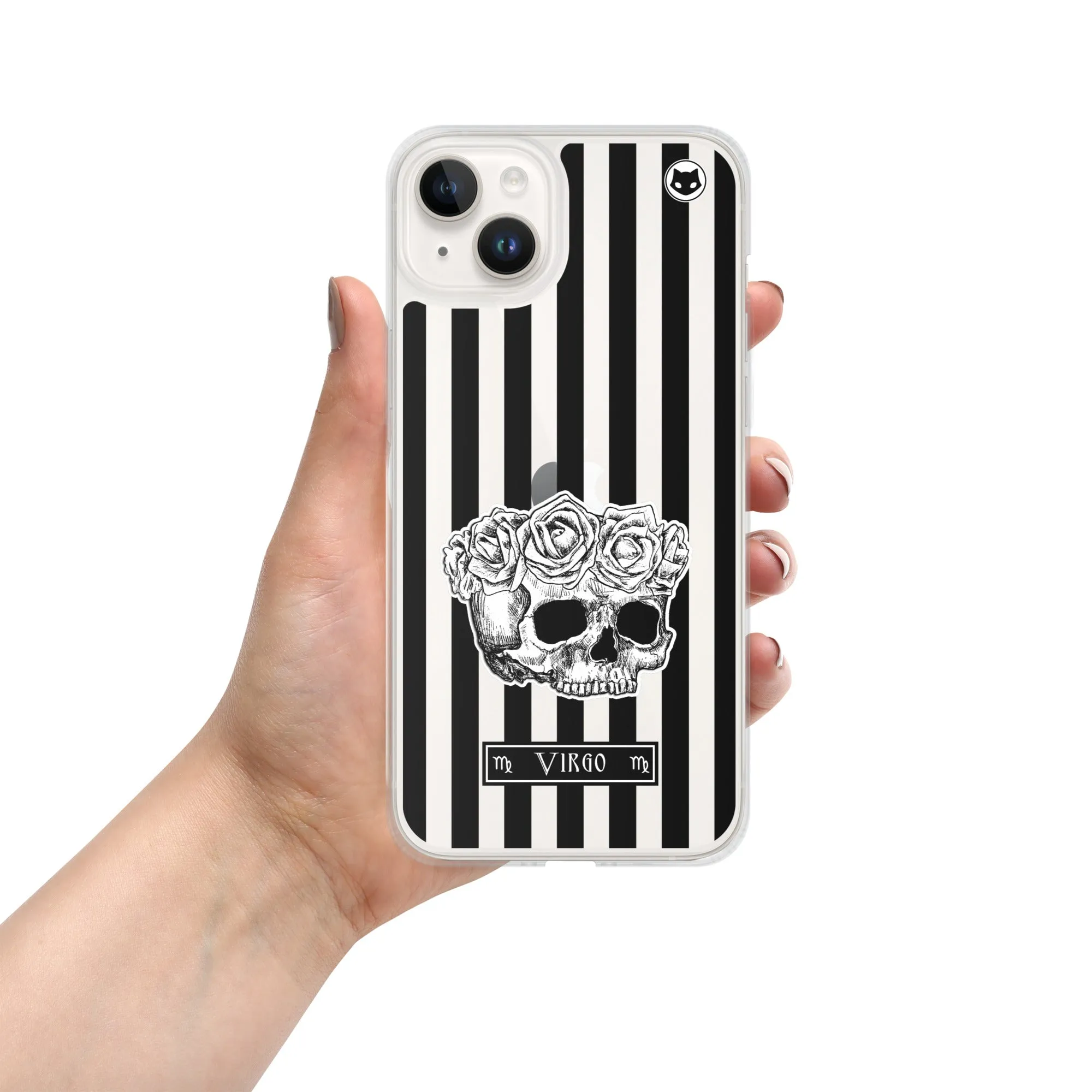 Virgo Zodiac iPhone Case (Clear)