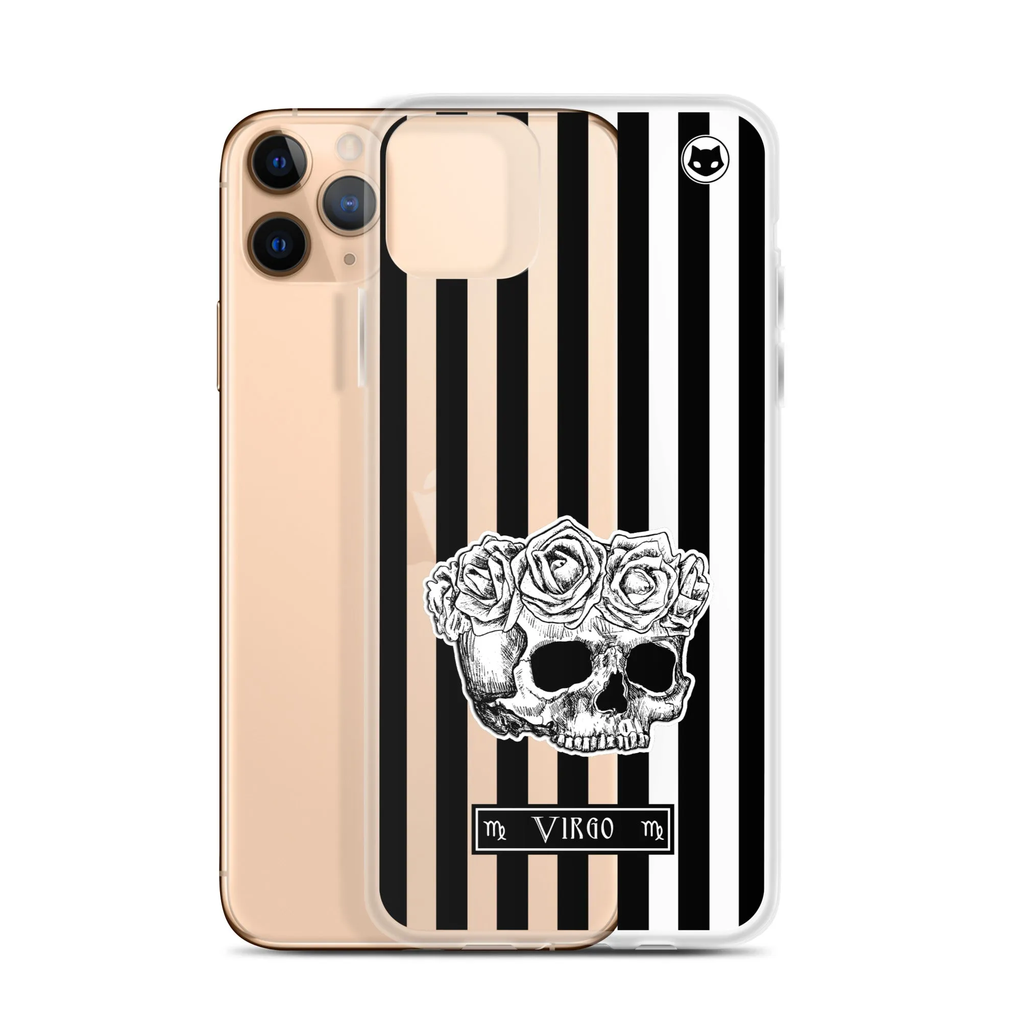 Virgo Zodiac iPhone Case (Clear)