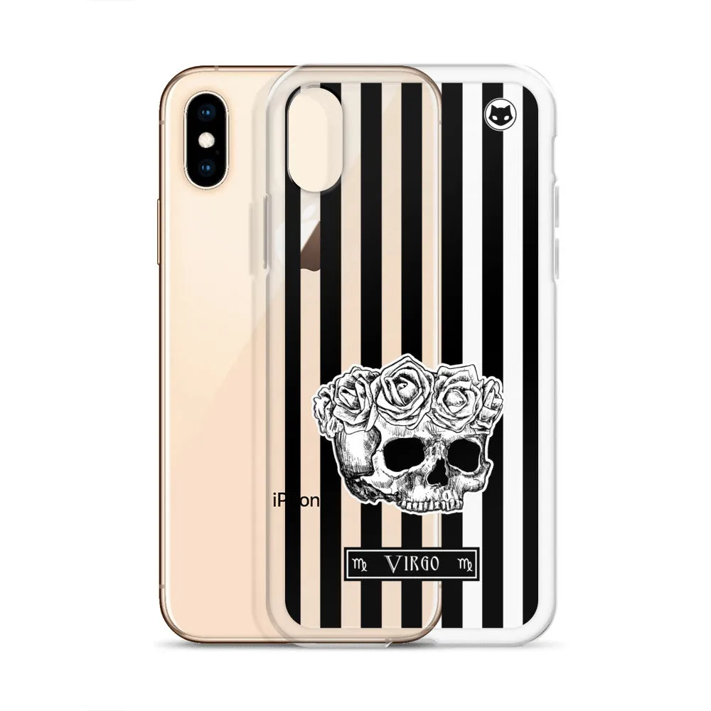 Virgo Zodiac iPhone Case (Clear)