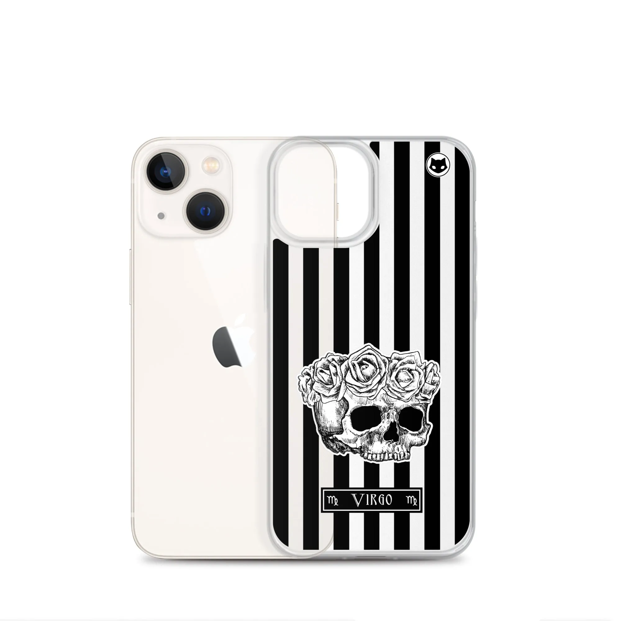 Virgo Zodiac iPhone Case (Clear)
