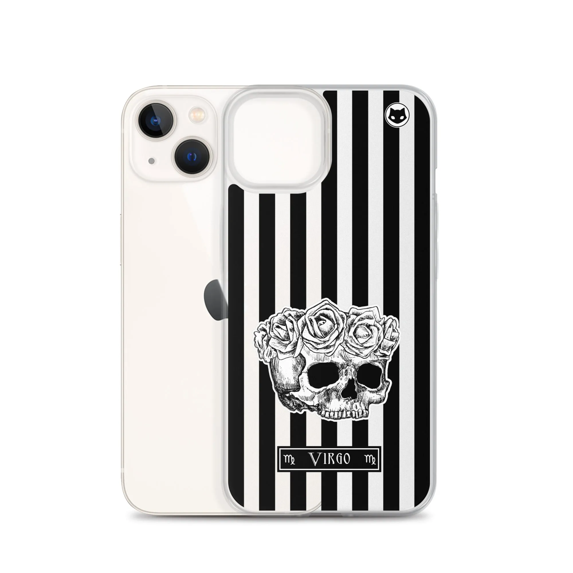 Virgo Zodiac iPhone Case (Clear)