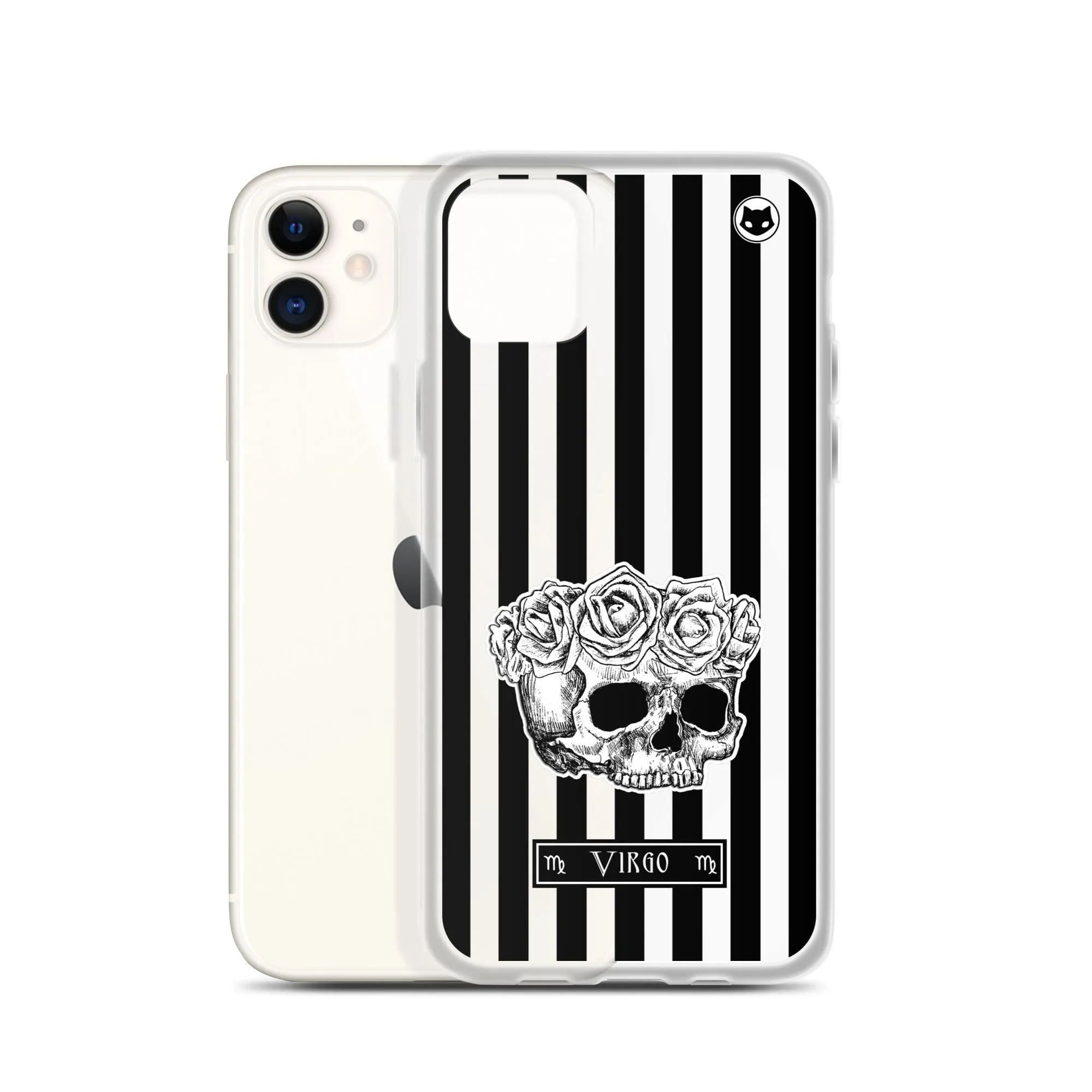 Virgo Zodiac iPhone Case (Clear)