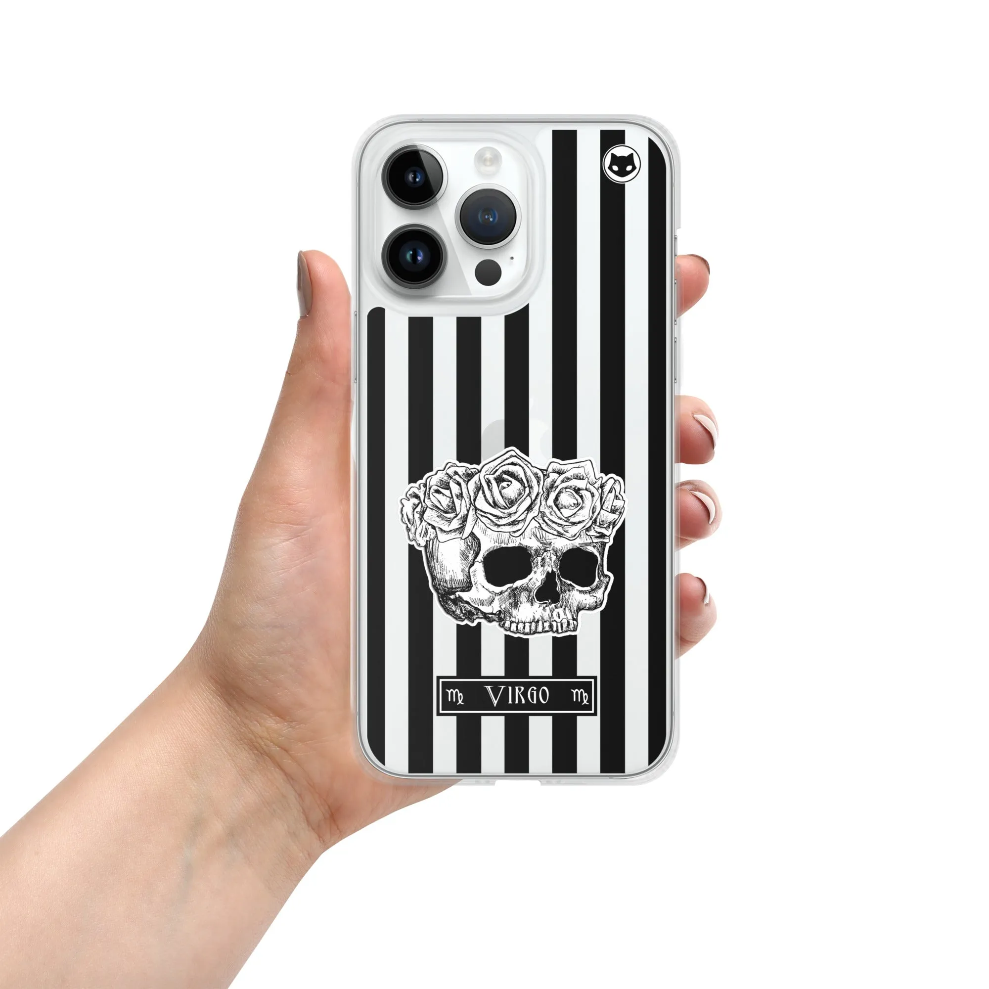 Virgo Zodiac iPhone Case (Clear)