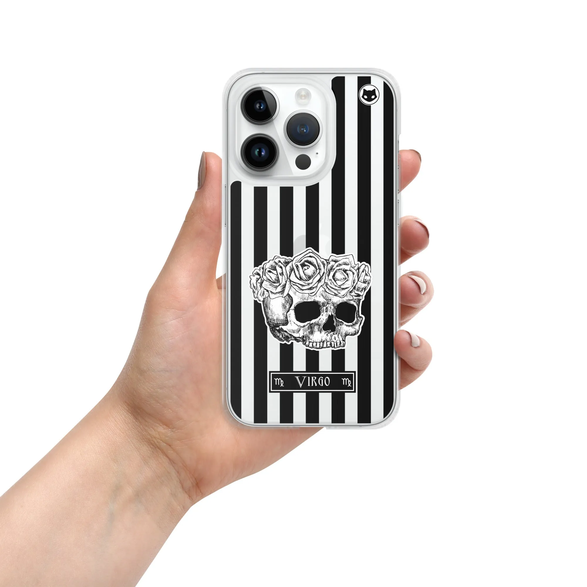 Virgo Zodiac iPhone Case (Clear)