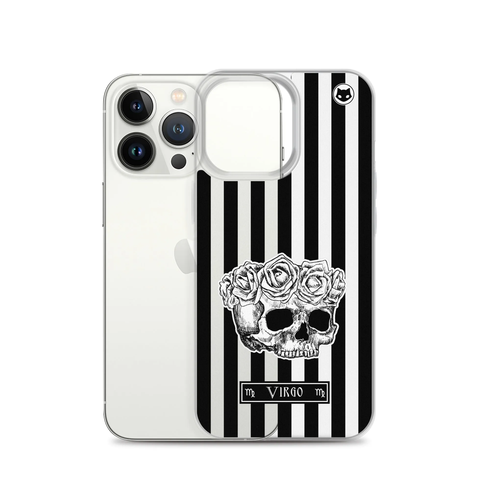 Virgo Zodiac iPhone Case (Clear)