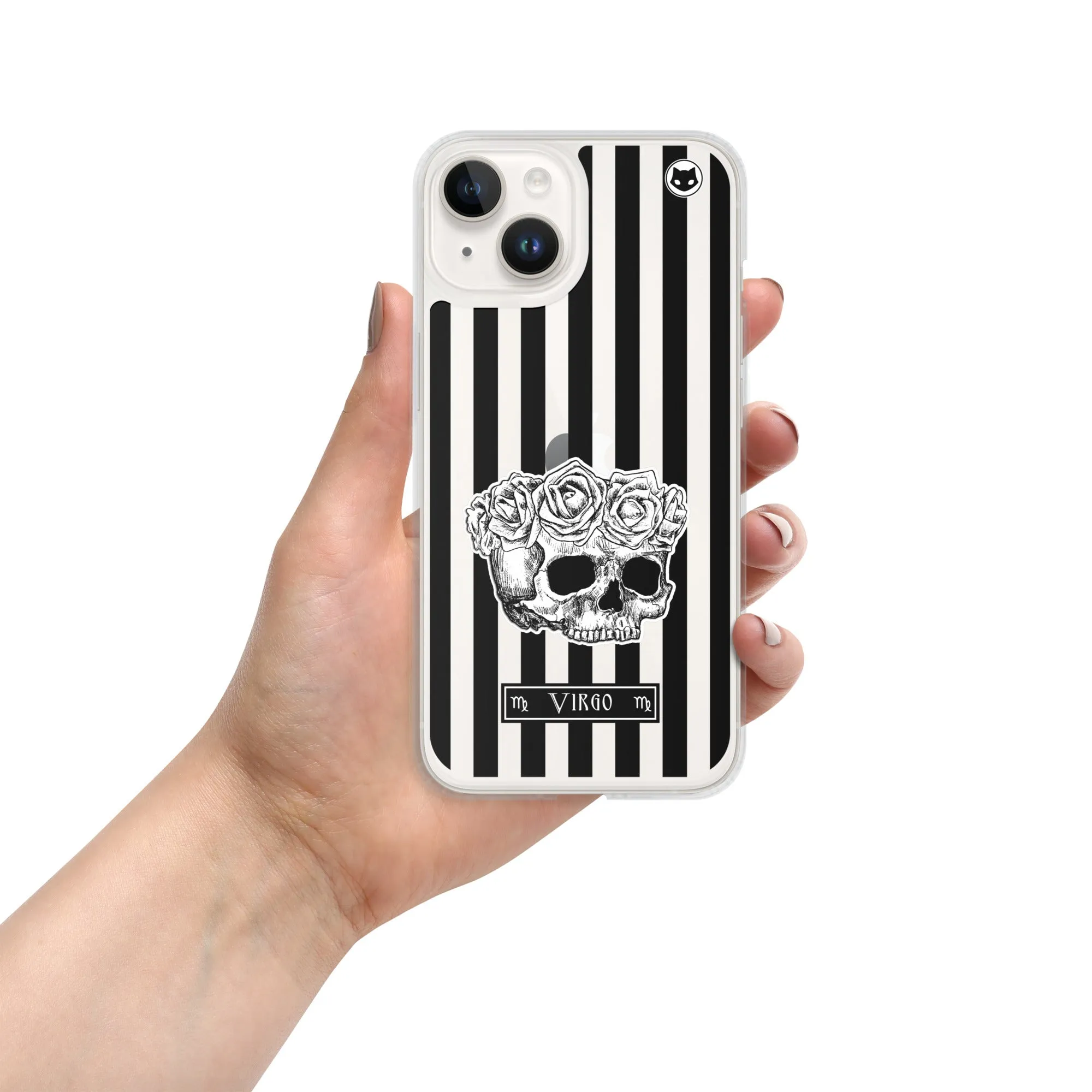 Virgo Zodiac iPhone Case (Clear)